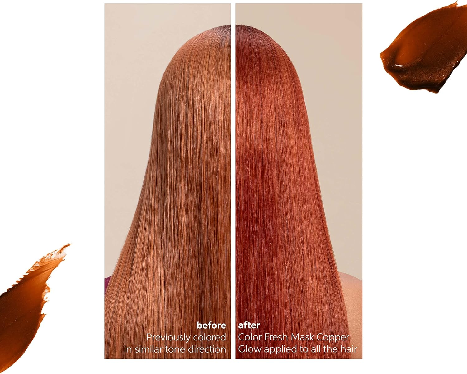 Wella Professional Color Fresh Mask, Temporary Color Refresh Treatment, Copper Glow, 150 Ml image number 5