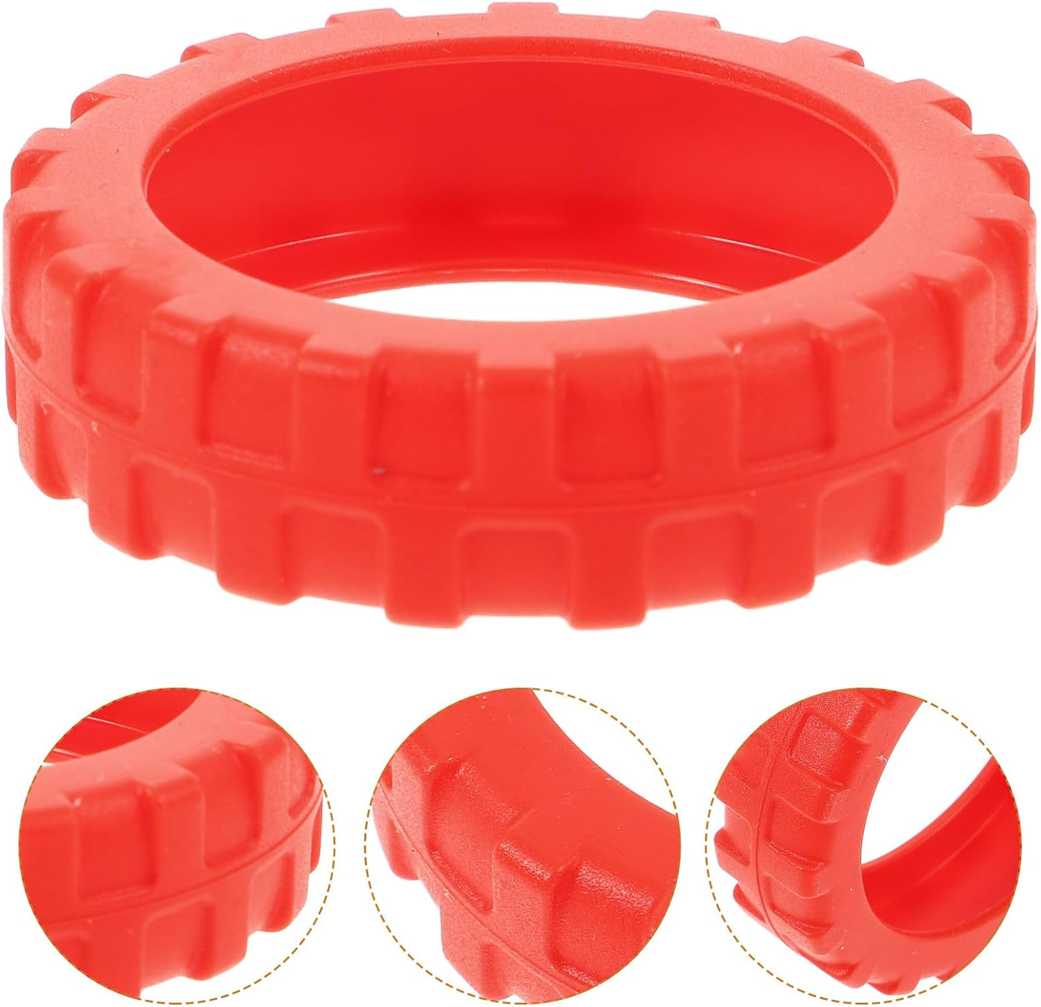 CLISPEED Suitcase Feet Protectors 8Pcs Silicone Luggage Wheel Covers Anti-Slip Shock Absorbing Travel Gear for Small Bags image number 5