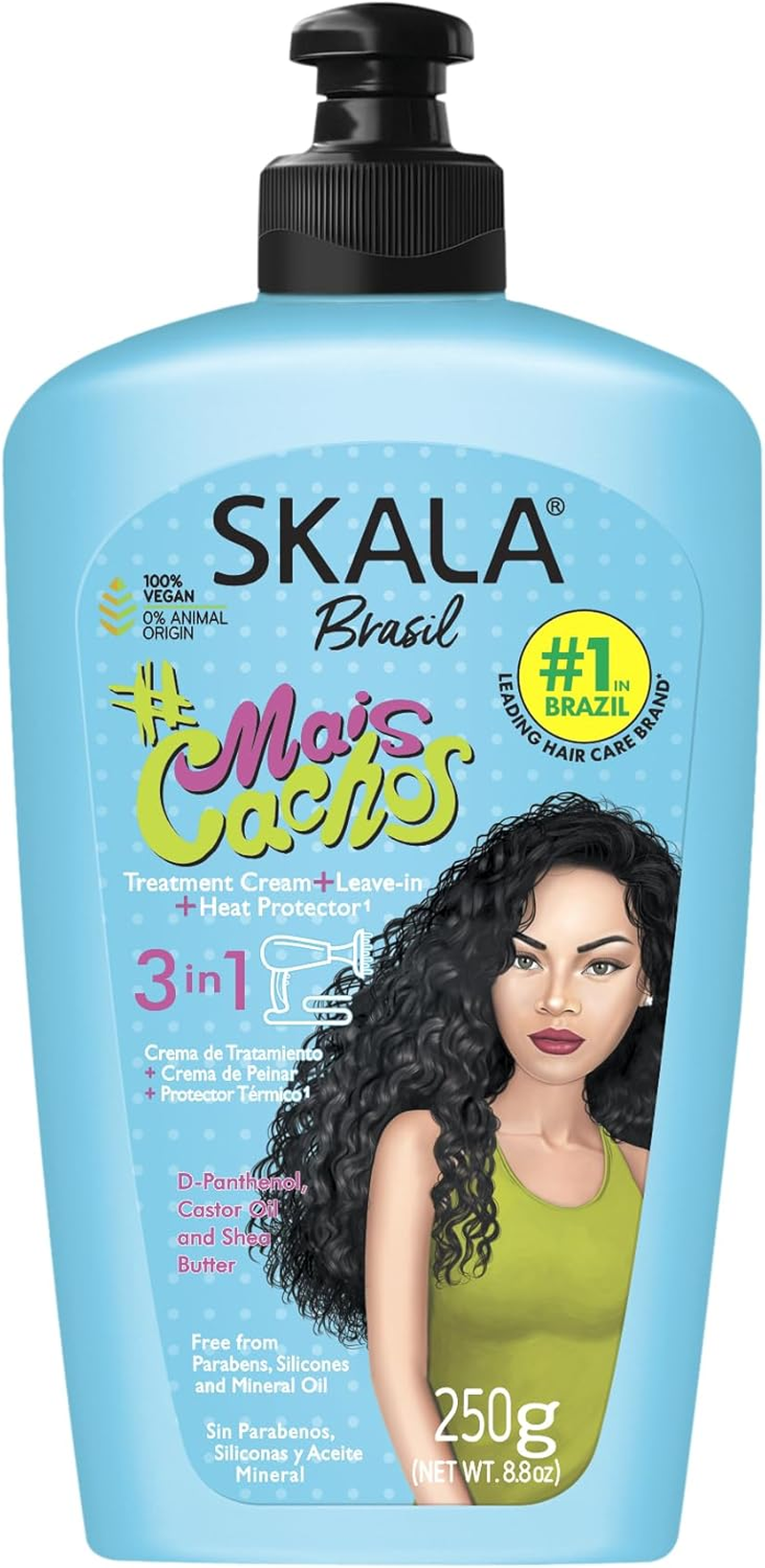 Skala Expert Mais Cachos 3 En 1 250G Crema Para El Cabello Hair Cream 3 Pack image number 1