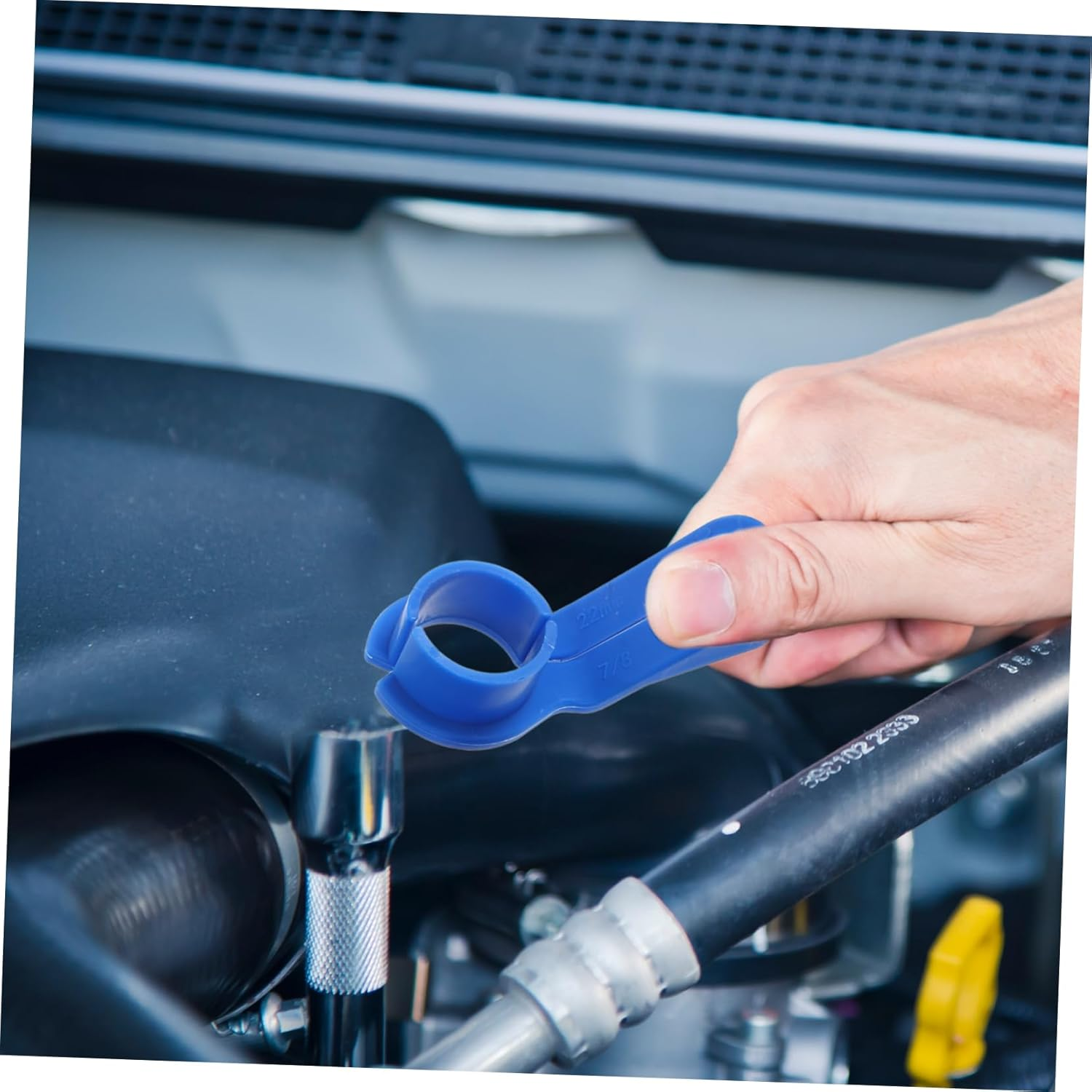 COOLHIYA 7Pcs Fuel Line Tool Disconnect Tool Set for Car Transmission Oil Cooler Line Fuel Quick Disconnect for Automotive image number 1