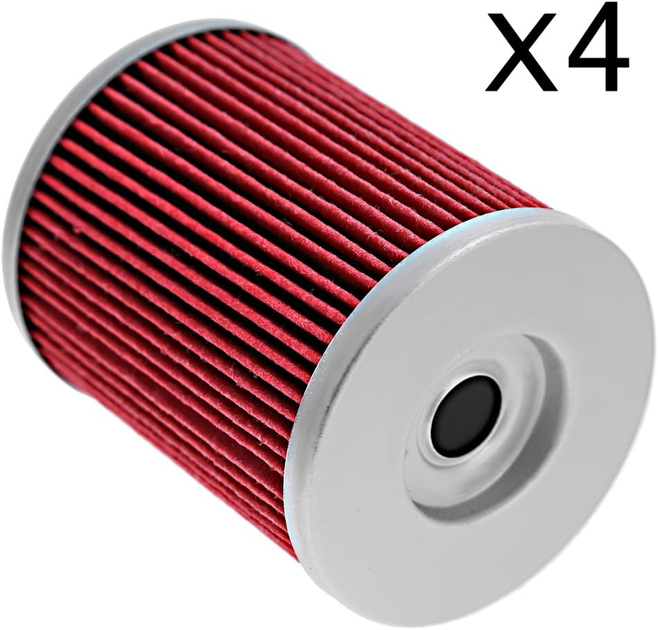 Oil Filter for Can-Am Outlander 330 400 450 500 570 650 800 850 1000 Replace OEM# 420256188 711256188 KN152 HF152 (4Pcs) image number 4