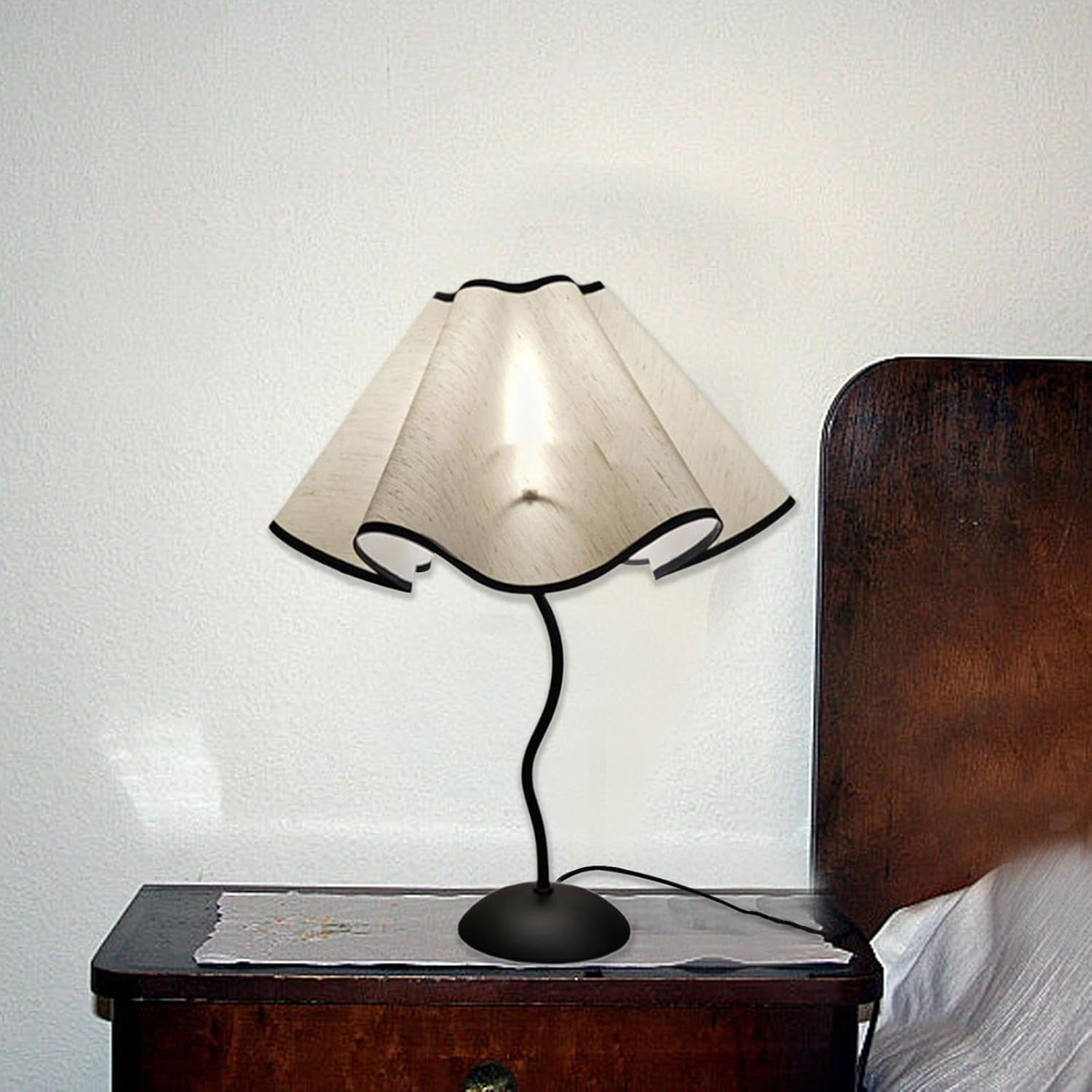 Sdlnklm Petal Table Lamp Shade Cover Floor Light Cover Contemporary Replacement Practical Creative Bedside Light Shade for Study Room, as Described, 38 Cm image number 3