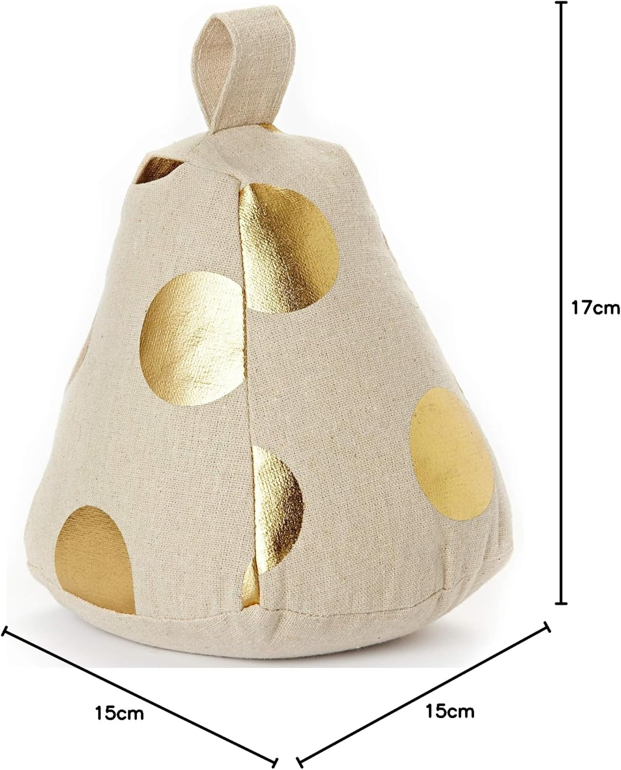 HEITMANN DECO Door Stop, Fabric, Beach, Grey image number 1