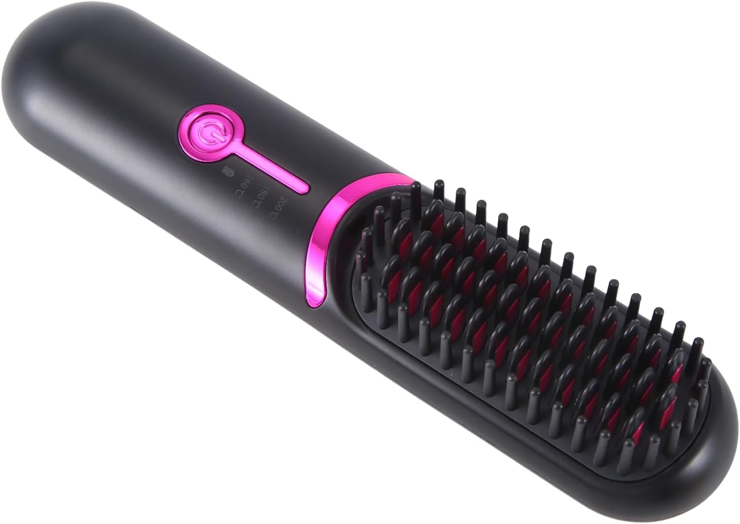 Electric Hair Brushes Wireless Hair Straightener Brush for Portable Rechargeable Hair Straightener Cordless Heating Comb image number 2