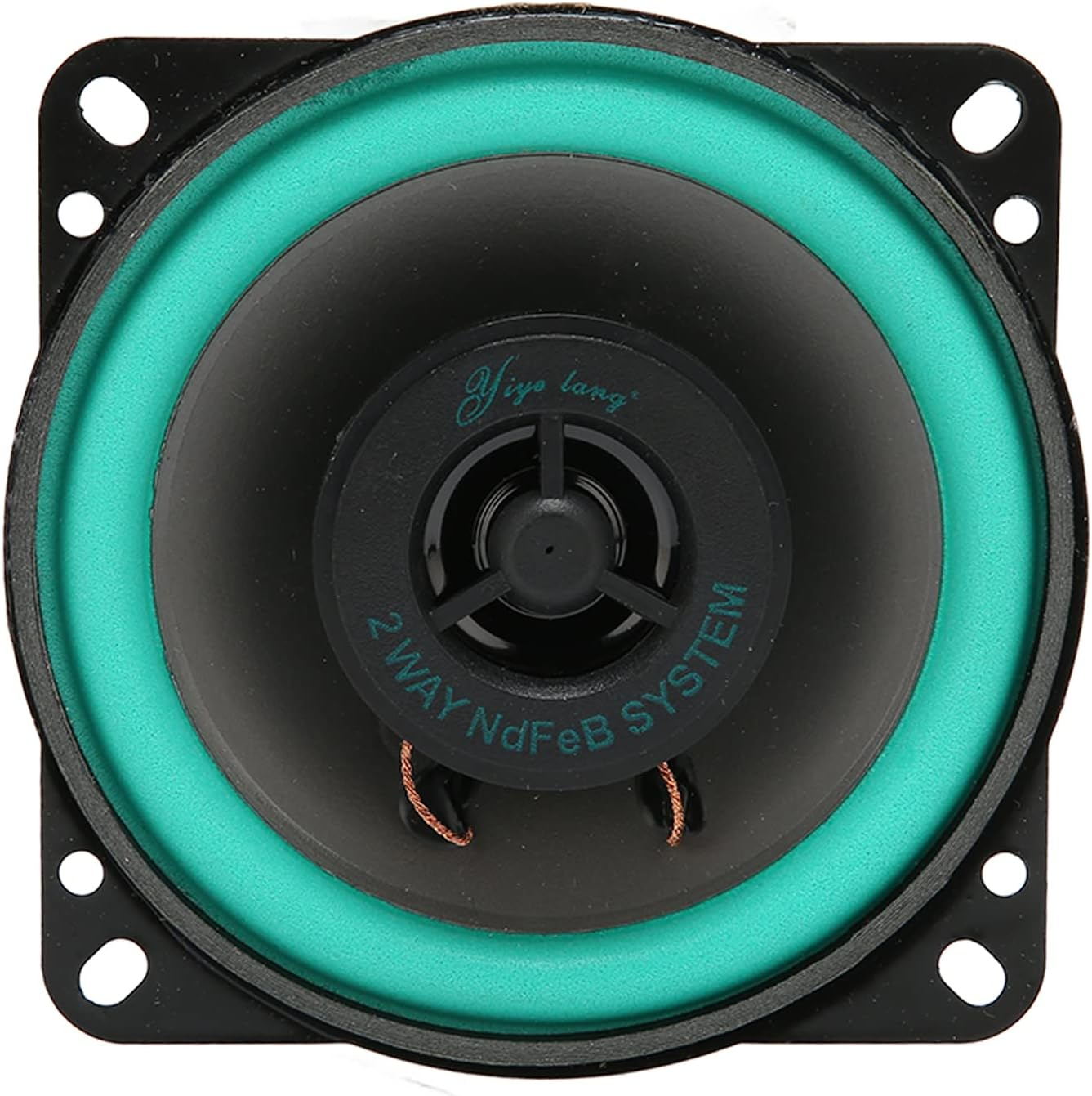 Diyeeni 4 Inch Car Speakers, 100W High Power Stereo Coaxial Speaker, Mid Range, 4 Ohm Audio Sound, High Sensitivity, for All Car Sound Systems, 1PCS image number 4