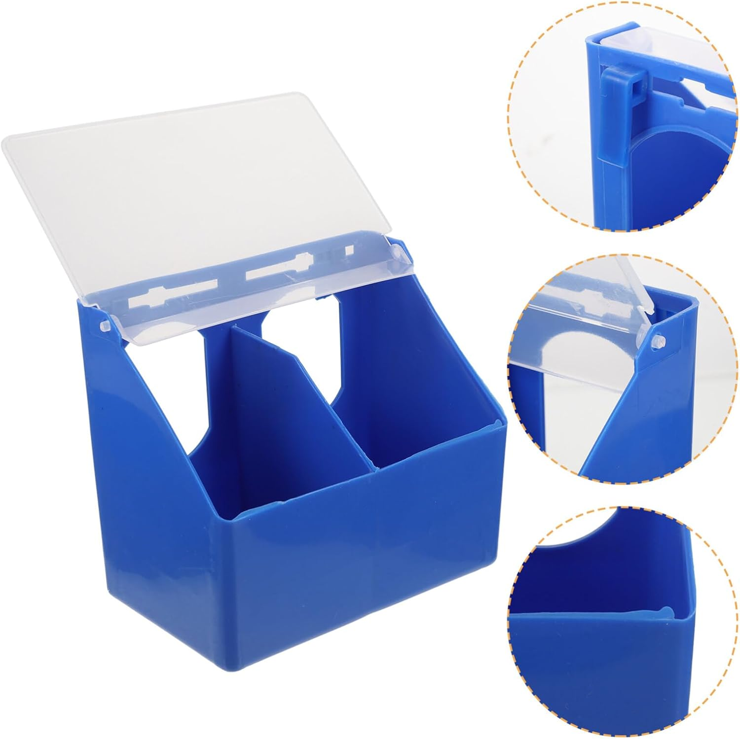 Pigeon Feeder, Quail Bird Feeding Hanging Box for Parrot Pigeon Bird Cage Poultry