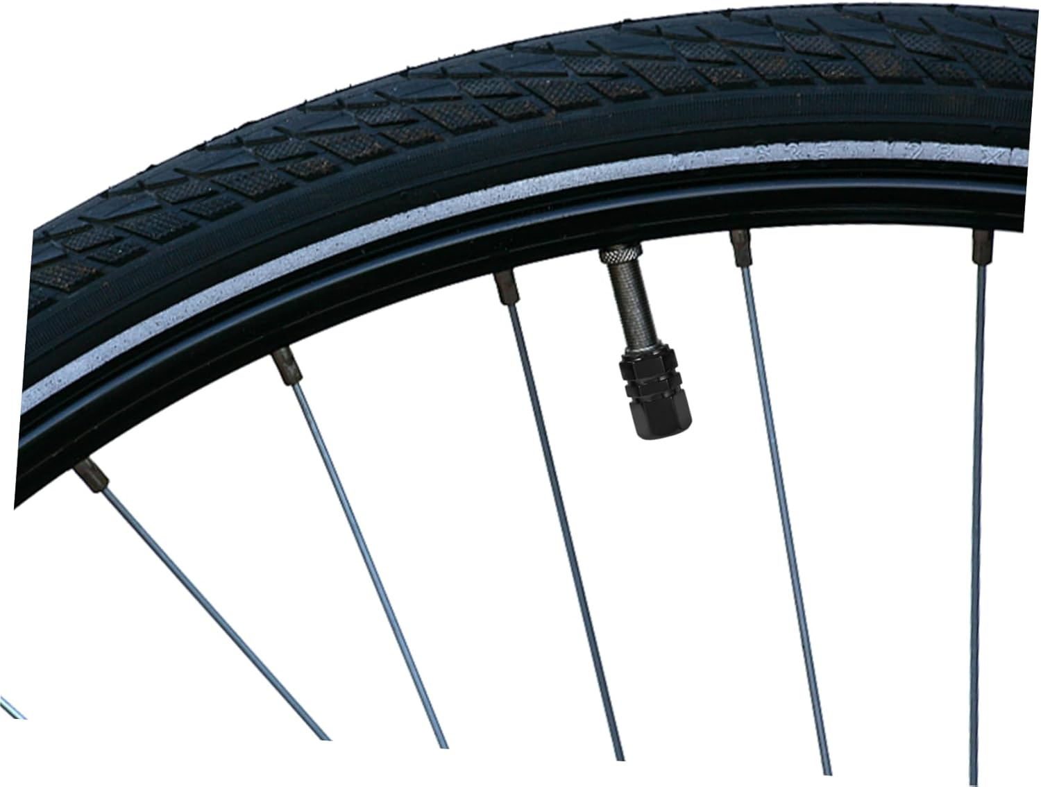 GRIRIW Car Tire Valve Caps 4Pcs Set Aluminum Alloy Small Valve Stem Caps Universal Dustproof Covers for Automotive Wheels Accessories Sturdy Protection for Cars Bikes and Motorcycles image number 1