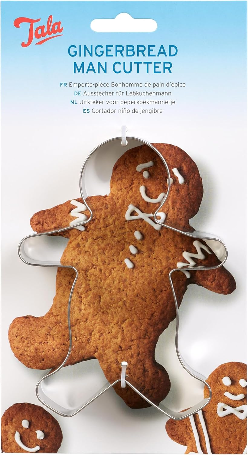 Tala Gingerbread Man Cutter, Stainless Steel image number 1