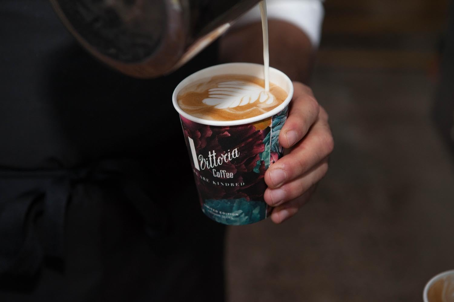 Vittoria Coffee Nero 100% Arabica Special Bar Dark Roasted Coffee Beans. Online Exclusive -1Kg image number 1