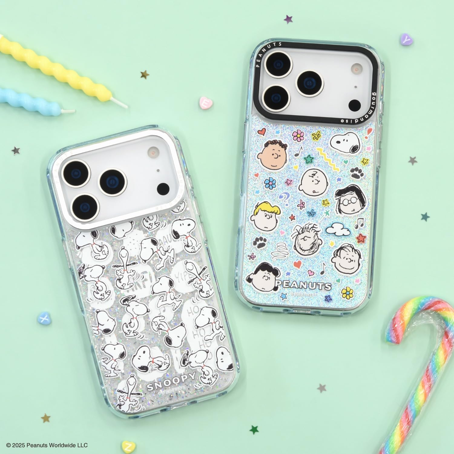 Gourmandies SNGG-179B Peanuts Snoopy Camera Frame Iphone 17 Pro Compatible Case for All