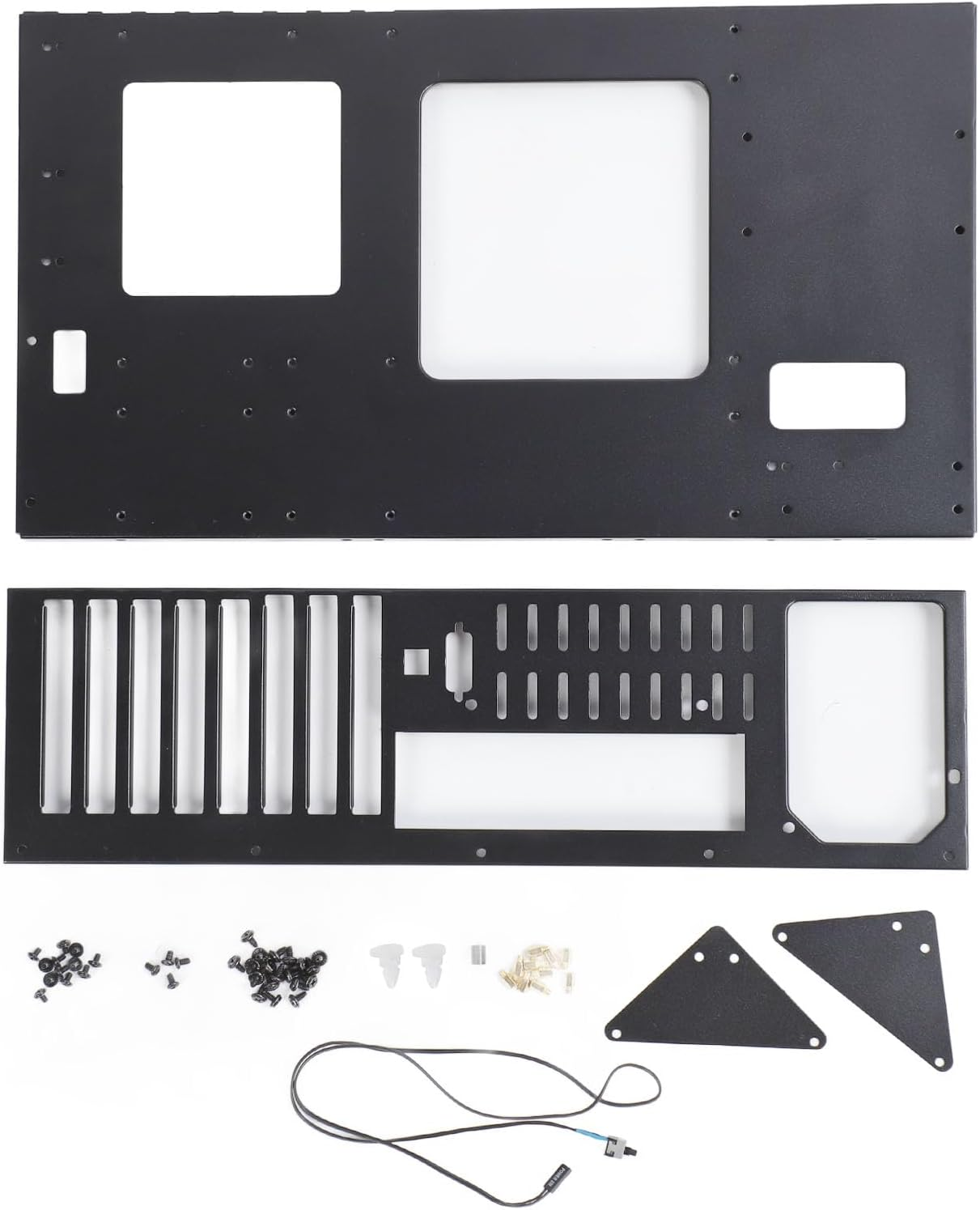 ATX M ATX ITX Motherboard Case, DIY Open Chassis Computer Cases, Support X79 X99 Dual Servers Mainboard, PC Case Mining Rig Frame Bracket, Good Heat Dissipation Effect image number 1