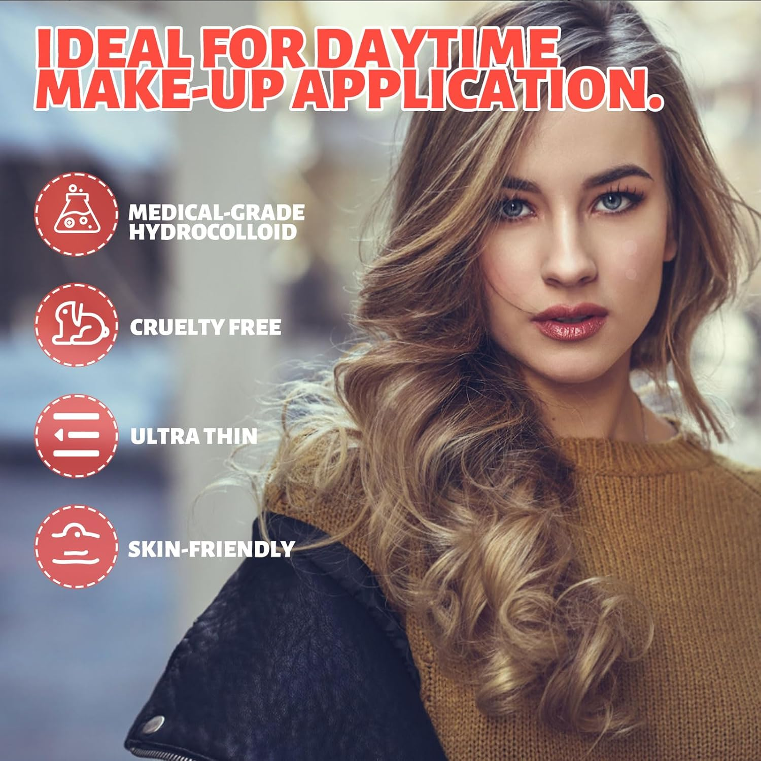 360Pcs Pimple Patches for Face, Acne Patches 2 Size, Hydrocolloid Patches for Covering Zits and Blemishes, Invisibly Thin Spot Stickers for Face and Skin, 288Pcs Day Use + 72Pcs Night Use (360)