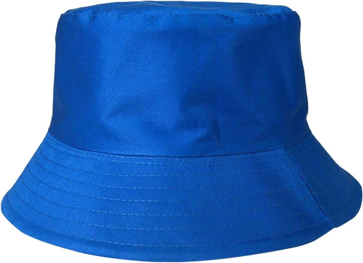 Bestgift Women'S Customizable Cotton Summer Travel Bucket Hat