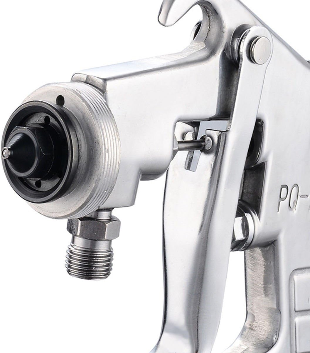 NUZAMAS Suction Feed Air Spray Paint Gun 2.0Mm Stainless Nozzle 1000Ml Capacity Airbrush Painting Tool for Car Furniture Painting Hand Held Paint Sprayer image number 4