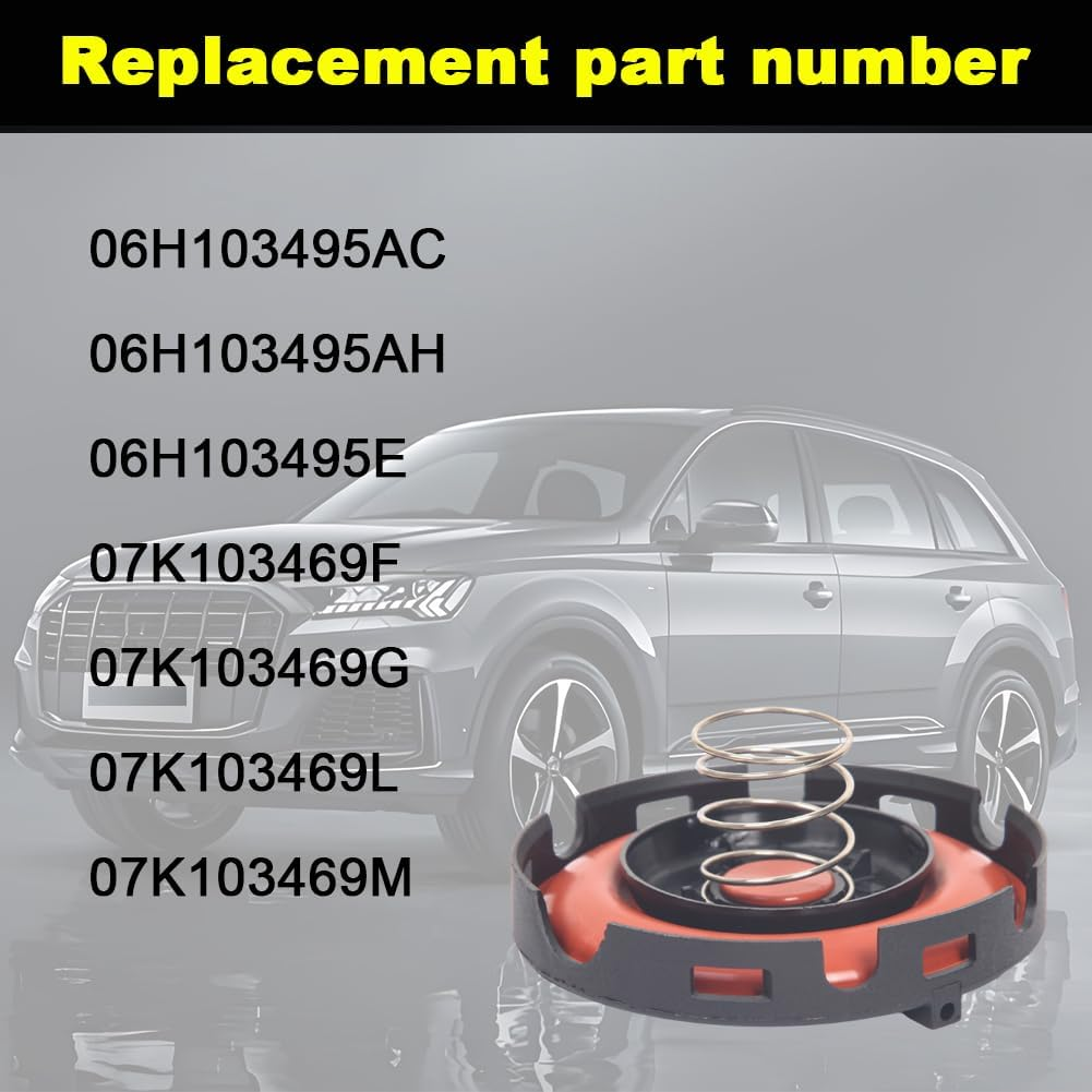 HY-SPEED PCV Diaphragm Repair Kit Compatible with 2005-2017 A3 A4 A5 A6 A7 Quattro Allroad Beetle CC Eos Golf City R Sportwagen GTI Jetta Passat Rabbit Tiguan Replaces 917-064 image number 3