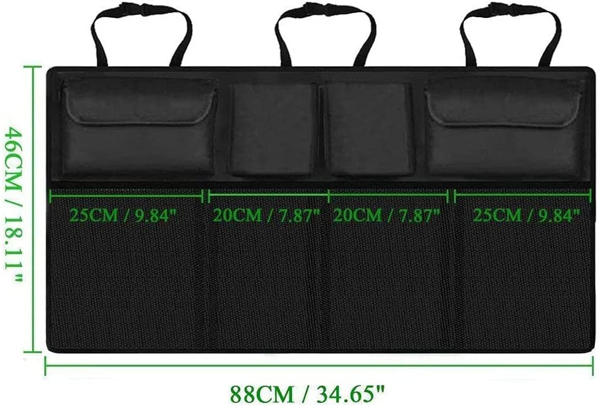 Car Trunk Organizer, Backseat Hanging Organizer with 8 Large Storage Bag -Trunk Organizer for Suv,Truck, Van -Your Space Saving Expert image number 1