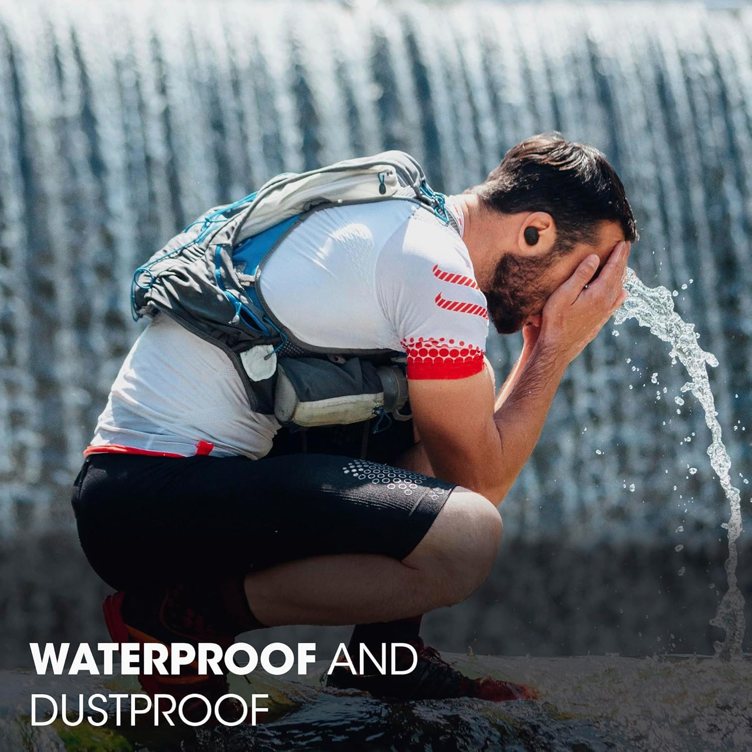 JBL Endurance Race 2 - Waterproof (IP68) Sports True Wireless Earbuds with 4 Mics for Crisp, Clear Calls, Pure Bass Sound, 48Hrs of Playback, plus Speed Charging & Active Noise Cancelling (Purple) image number 1