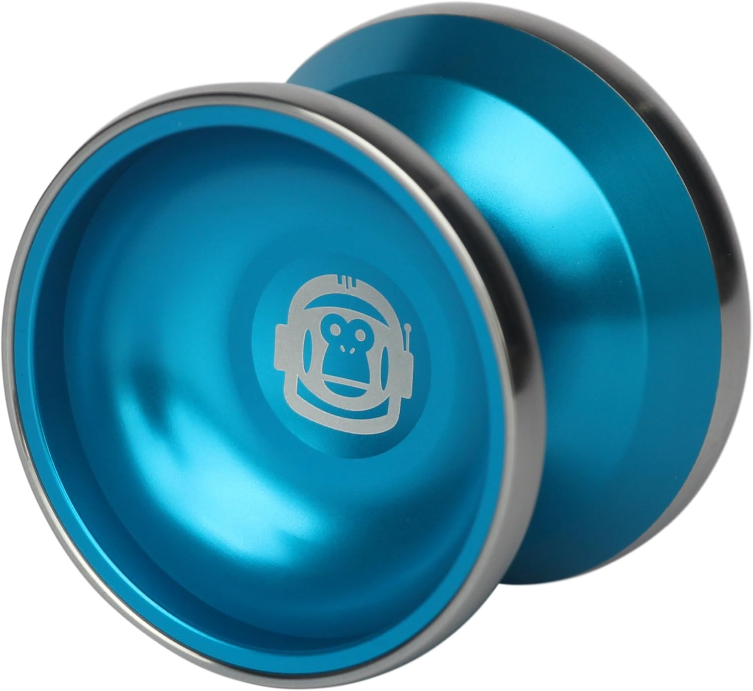 Spintastics Space Monkey Professional Bimetal Aluminum Steel Yoyo with Long Spin Ball Bearing Axle and Extra String