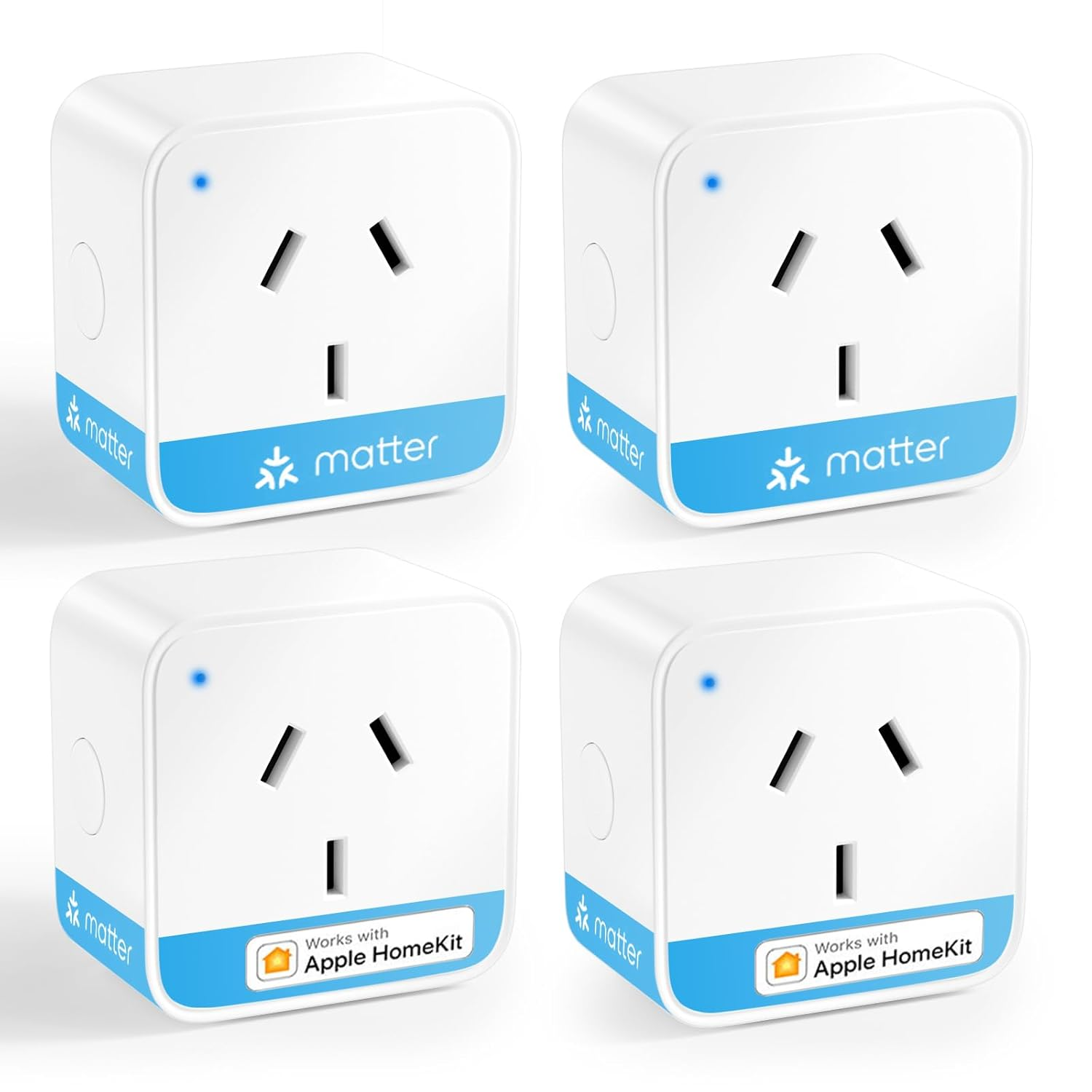 Matter Smart Wifi Plug with Energy Monitor, 4 Pack, Works with Apple Homekit, Google Assistant, Alexa, and Smartthings image number 4