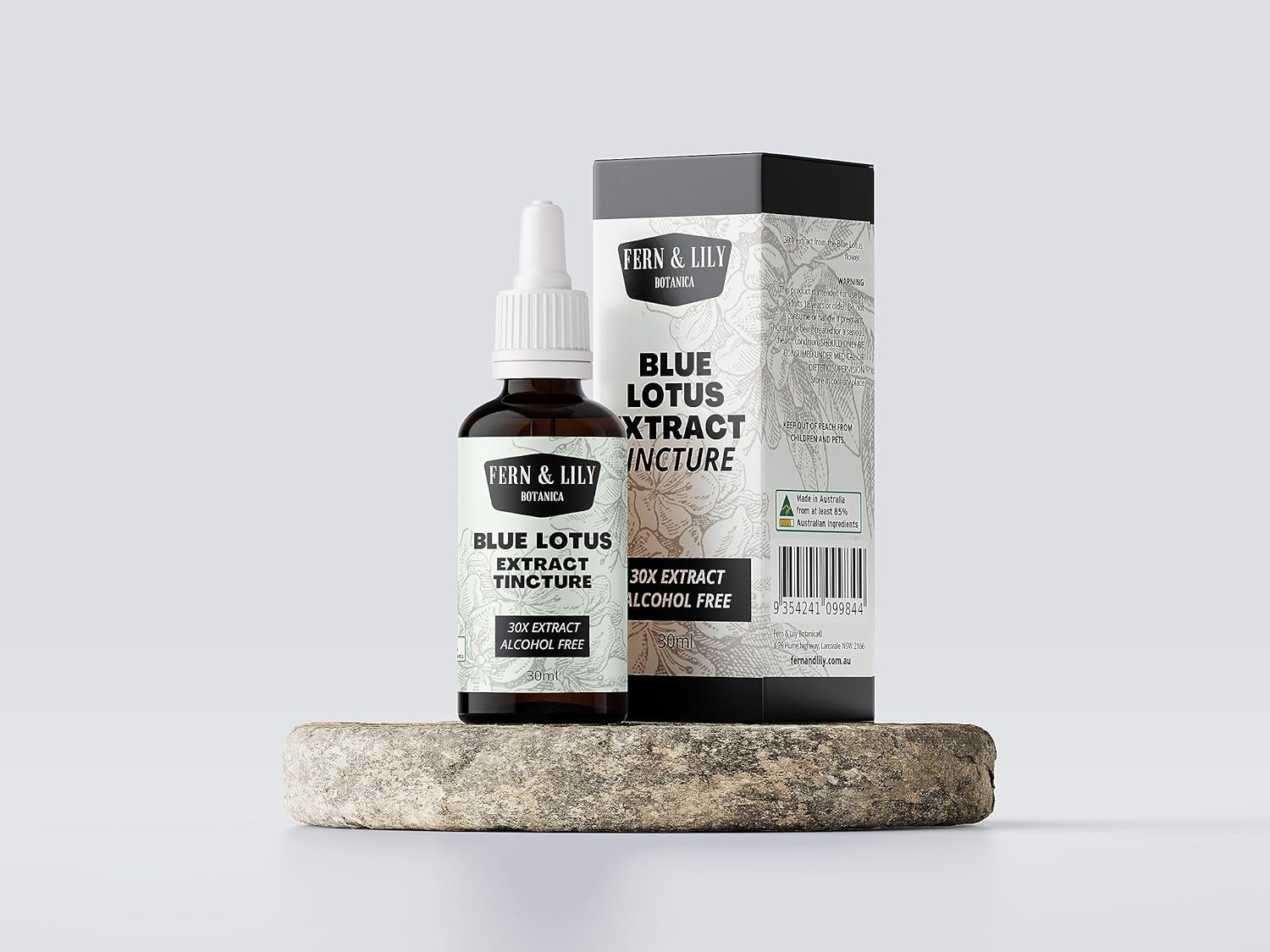 Fern & Lily - Blue Lotus Tincture - 30Ml Glass Dropper Bottle image number 1