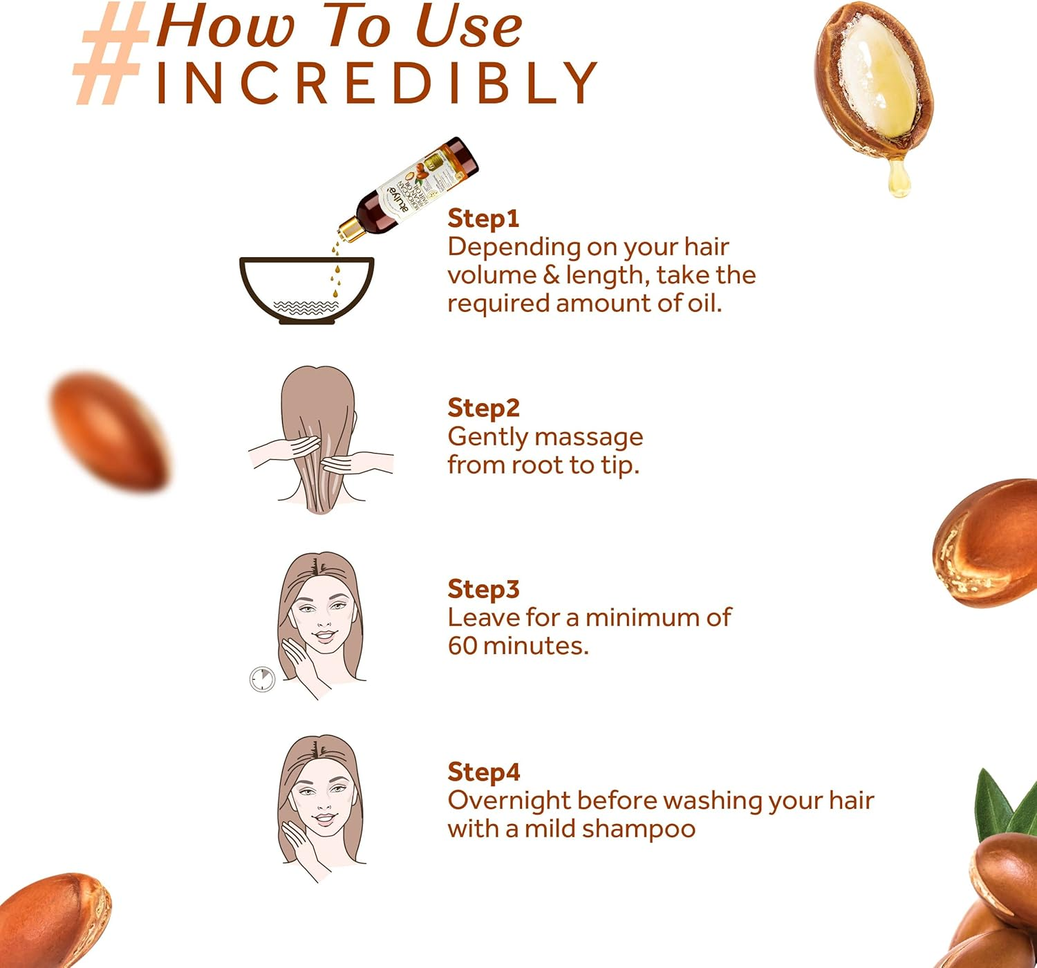 Atulya Moroccon Argan Oil Hair Oil image number 5