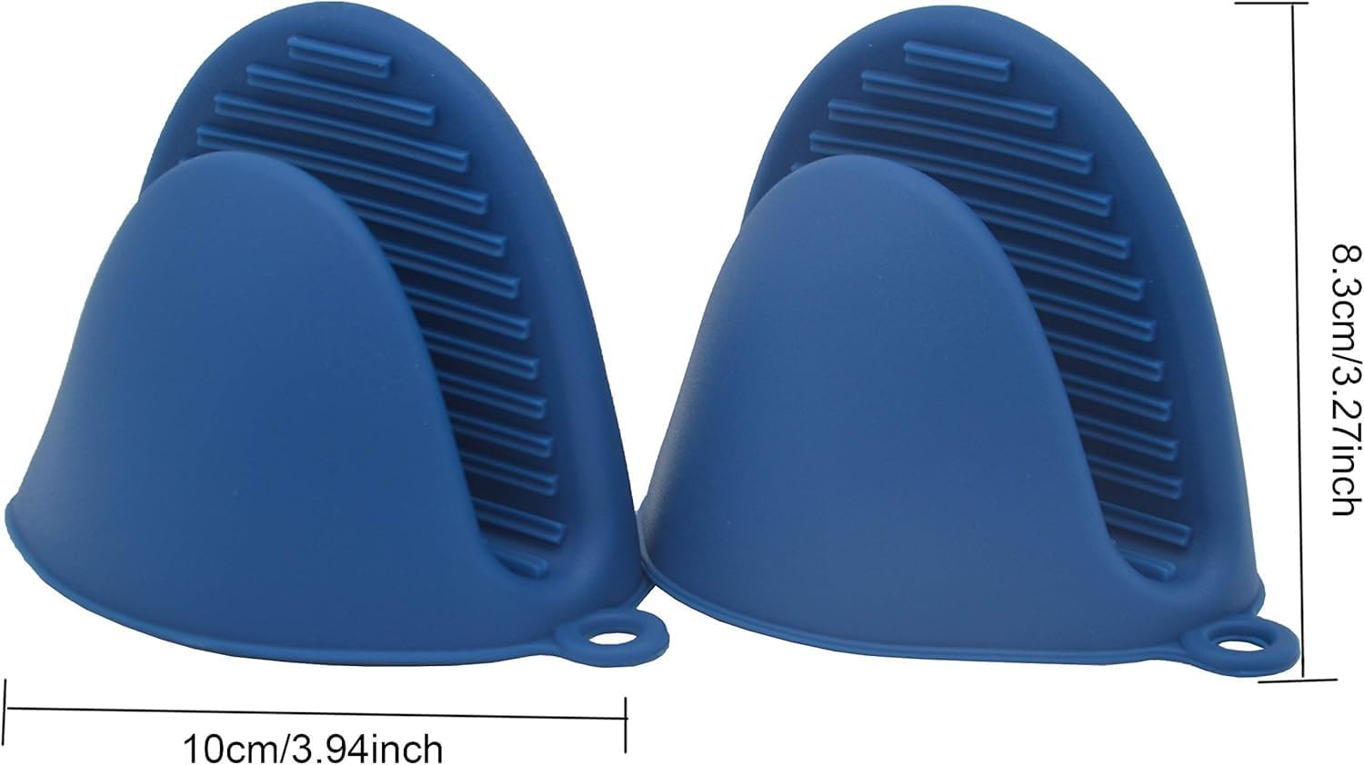 Hot Plate Gripper,Stainless Steel Bowl Clip,Kitchen Tongs Bowl Dish Pan Clip Anti-Scalding 3-Pack (Navy-Blue) image number 1