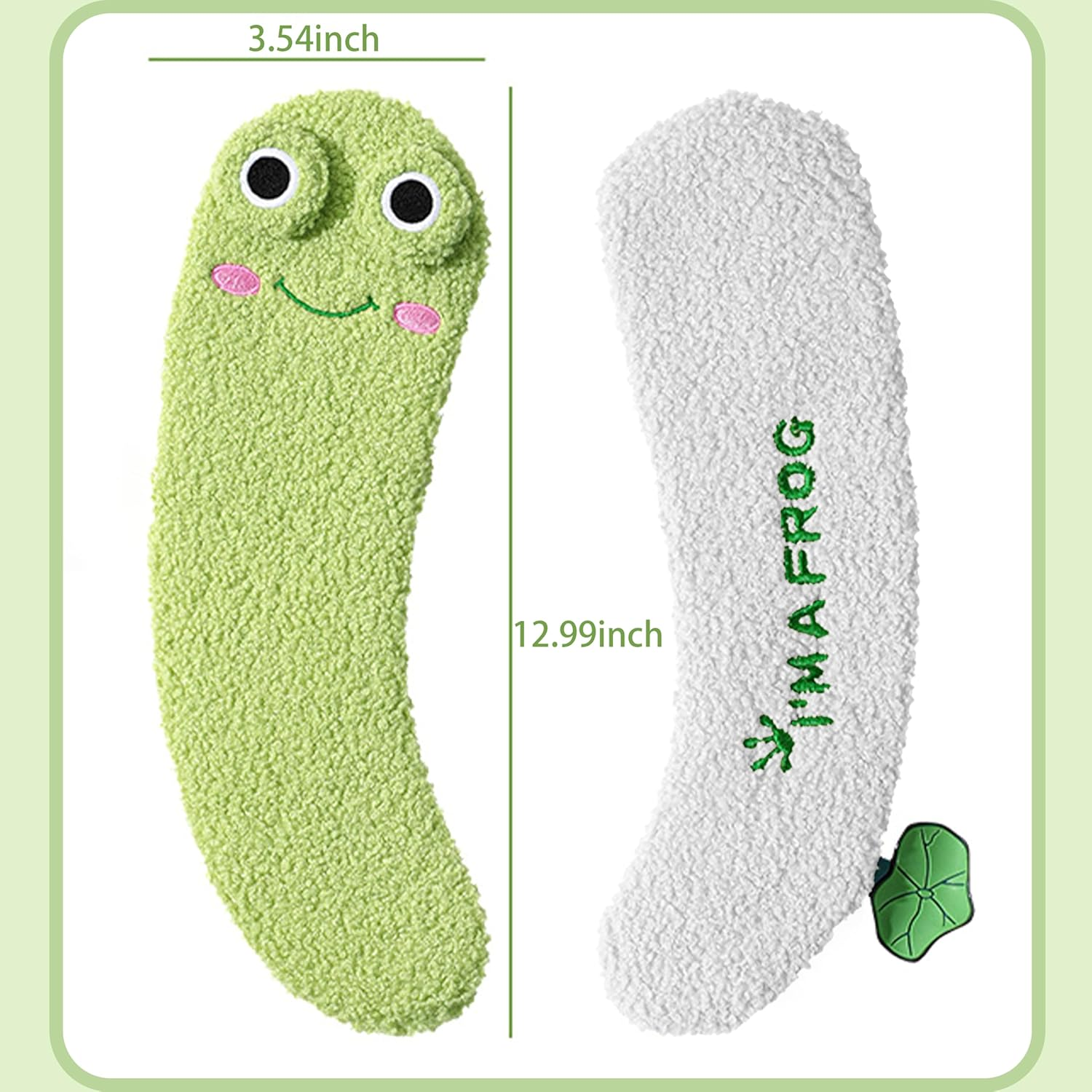 Cute Frog Toilet Seat Cover, Thickened Winter Warm Toilet Mat, Full Coverage, Soft & Comfortable, Universal Fit for All Toilet Types, Easy to Clean, Anti-Slip PU Backing