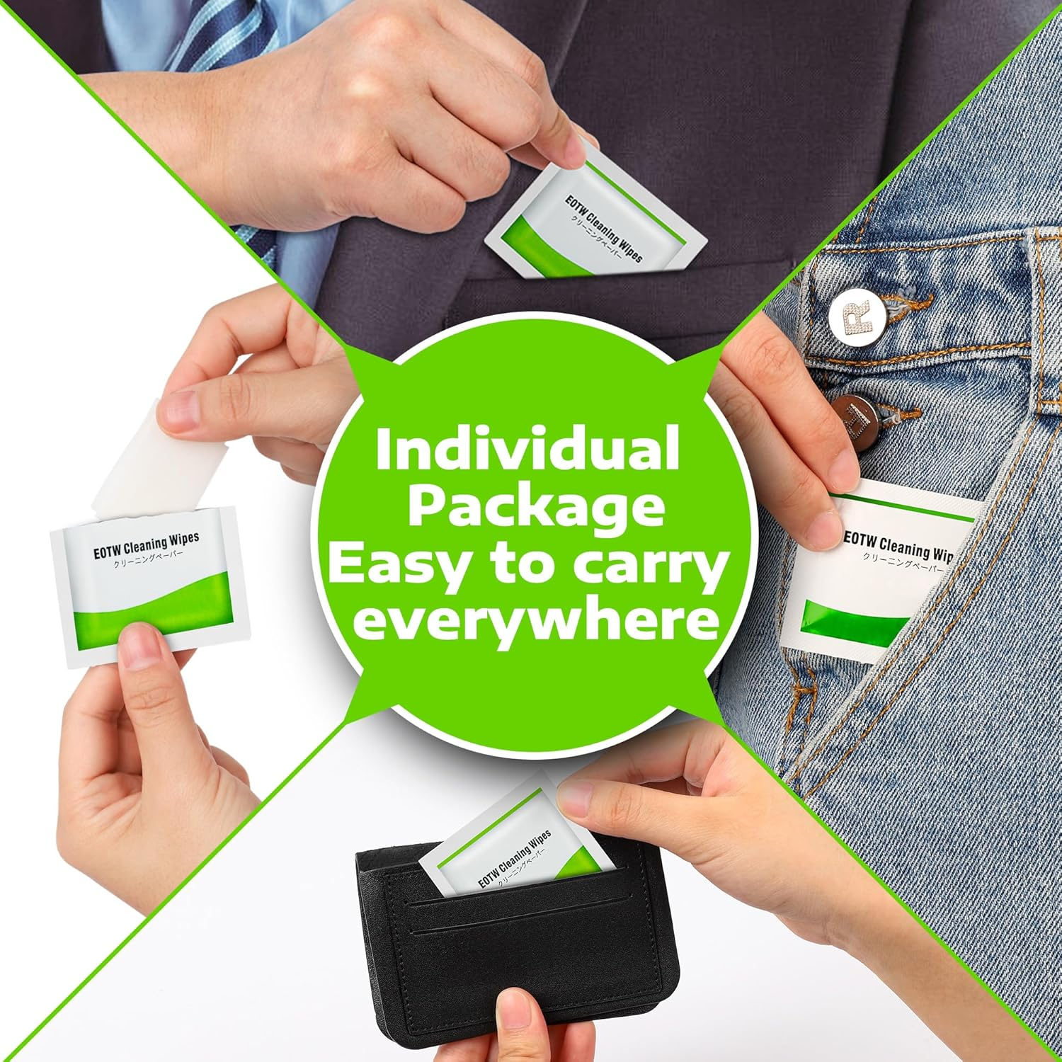 EOTW 400Pc Screen Wipes - Computer, TV, Laptop, Monitor Cleaner for Phone, Ipad, Lens, Tablet, Keyboard, Glasses image number 3