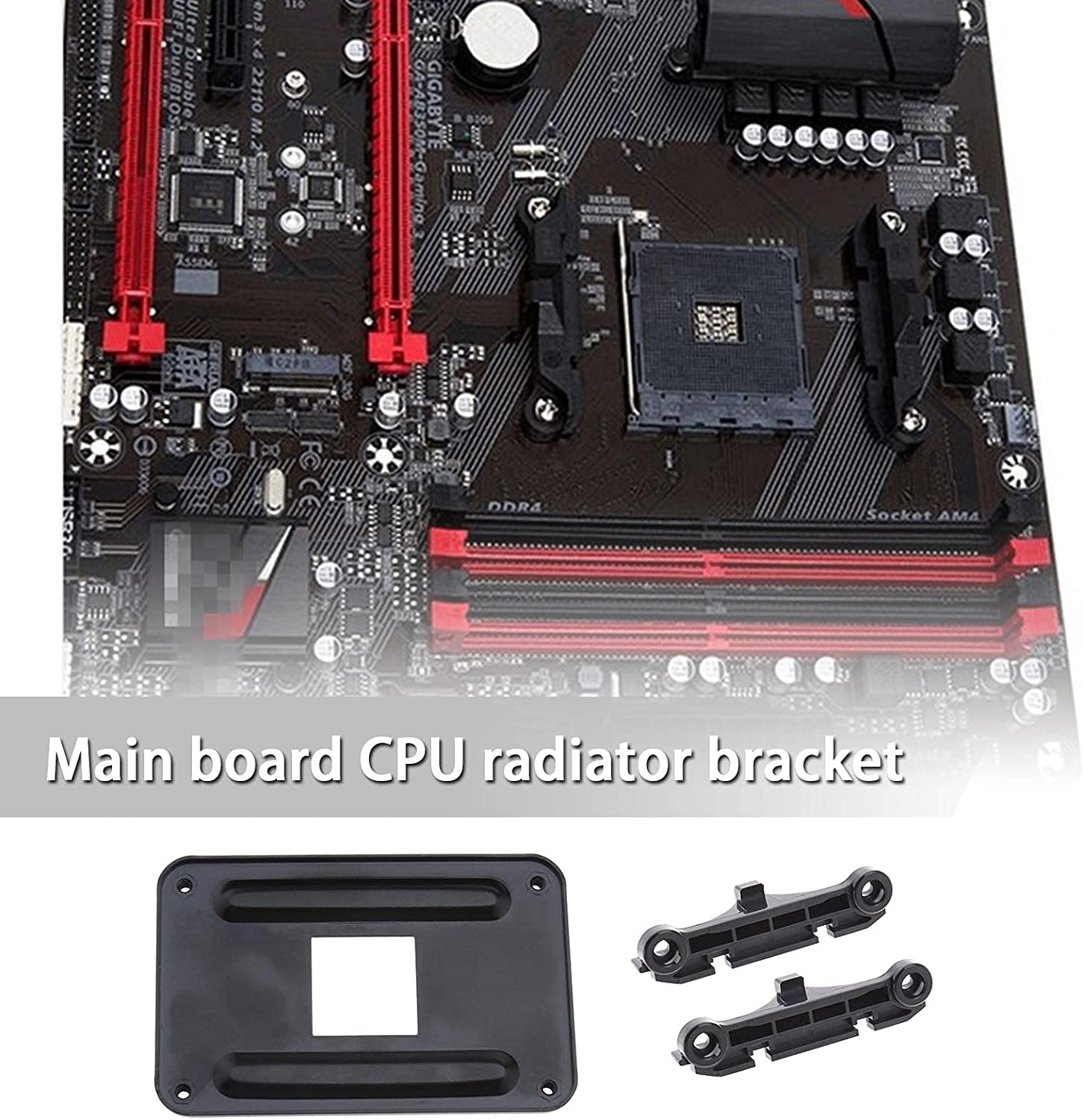 SING F LTD AM4 Backplate CPU Cooler Heatsink Bracket Apply Compatible with AMD B350 X370 A320 X470 image number 1