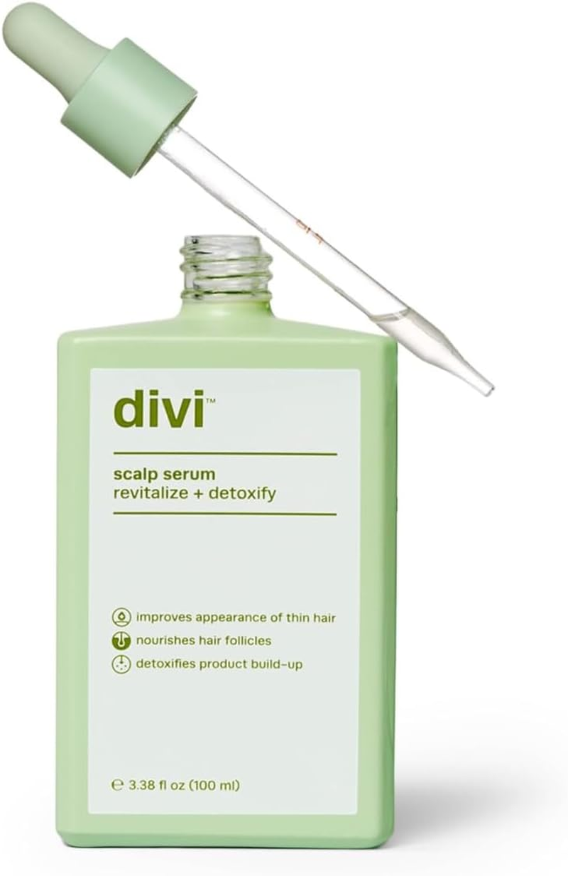 Divi Hair Scalp Serum for Women and Men - Revitalize and Balance Your Scalp - Improves Appearance of Thinning Hair, Nourishes the Scalp and Helps Remove Product and Oil Buildup, 100Ml image number 2