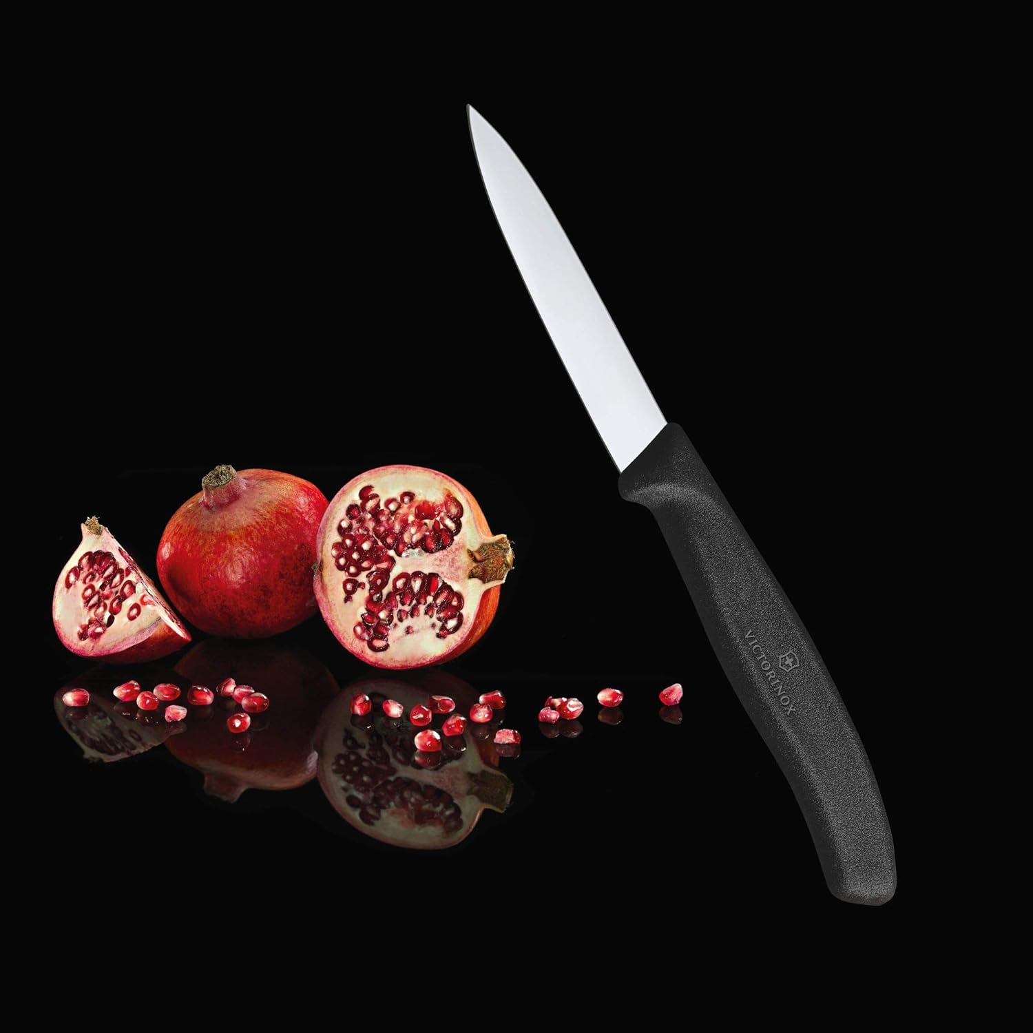Victorinox Swiss Classic Paring Knife, Pointed Blade, Black, 6.7603 image number 4