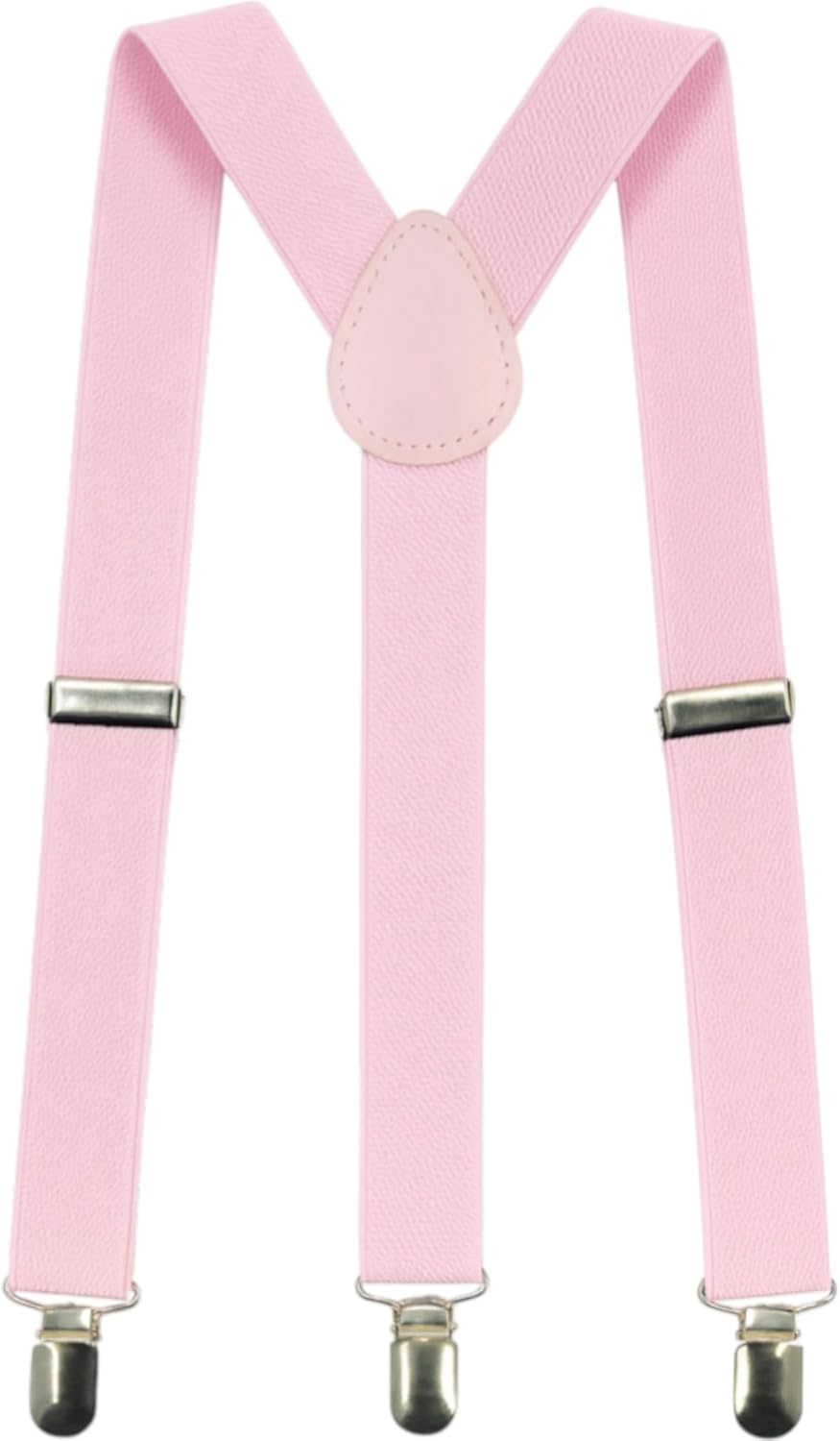 Adjustable 100Cm Baby Pink Adult Mens Suspenders