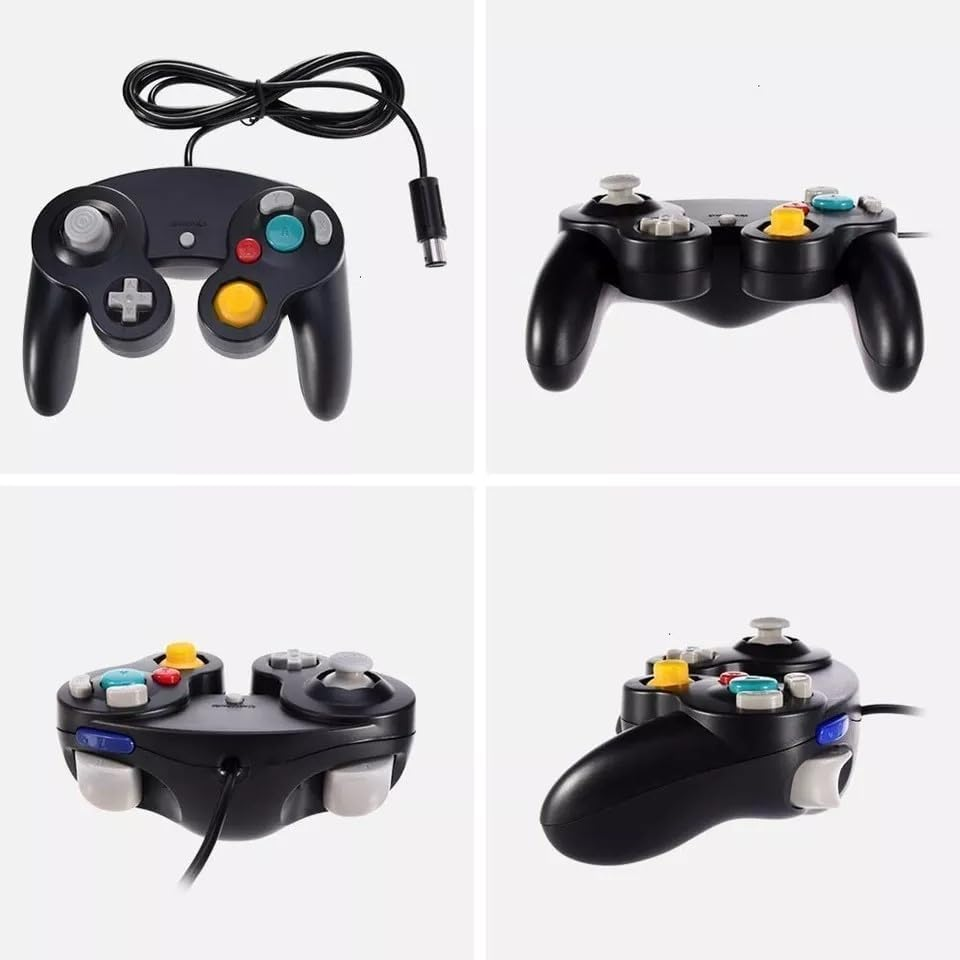 TAVICE Compatible Premium Dual Shock Gamecube Controller Gamepad Combatible for Nintendo Wii GC NGC image number 3