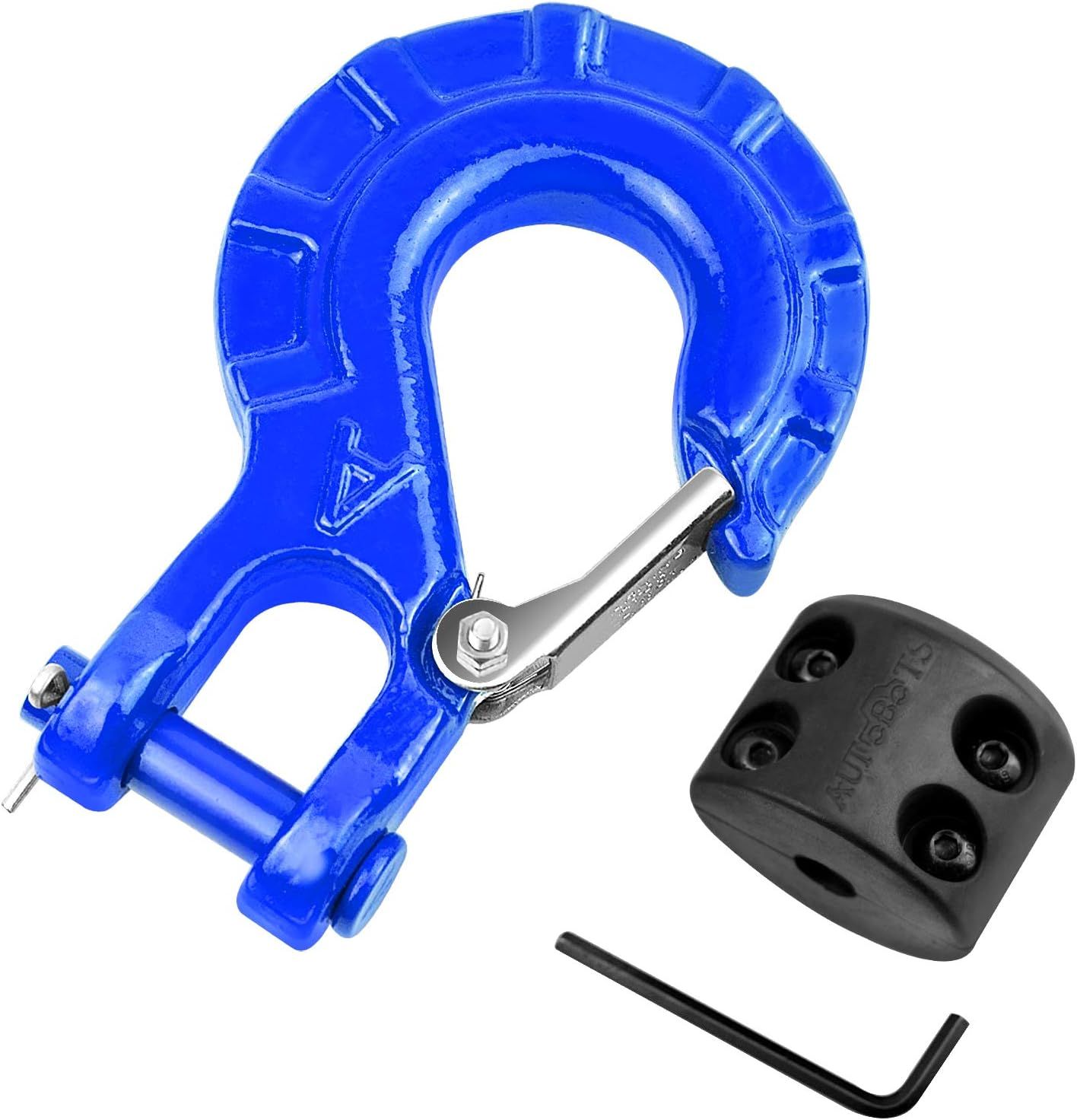 AUTOBOTS Tractor Bucket Hooks 3/8" (2 Pack),Max 15,000 Lbs, Bolt on Hooks for Tractor Bucket,Heavy Duty Grab Hook Tow Hook,Indispensable Tractor Bucket Accessories for Rv,Utv,Truck,Orange