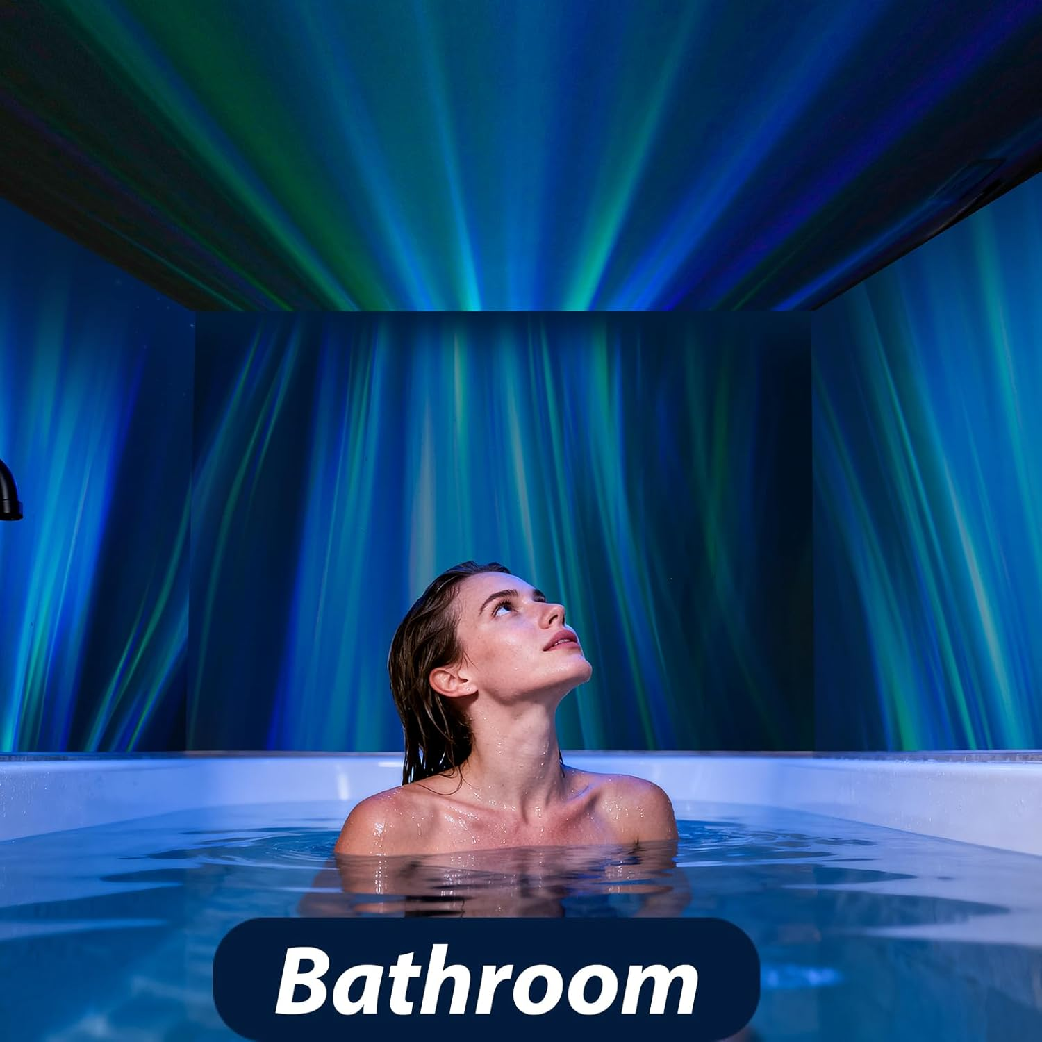 PRORAN Aurora Borealis Projector with White Noise and Remote Control - 8 Effects of Aurora, Adjustable Galaxy Bedroom Light, Sleep Timer image number 3