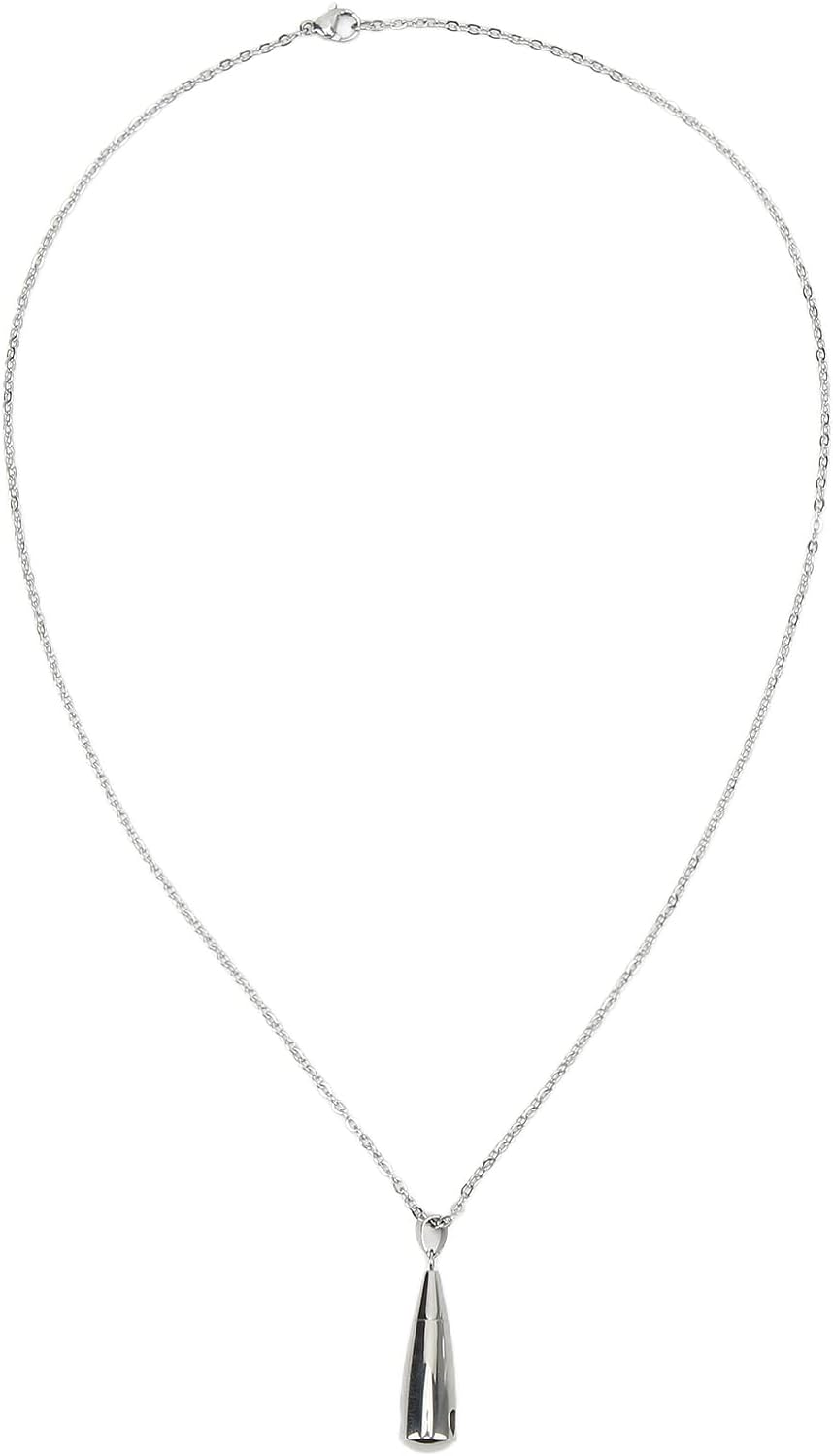 Folany Urn Necklaces for Ashes, Cremation Jewelry Locket, Stainless Steel, Women'S Ashes Keepsake Necklace image number 4