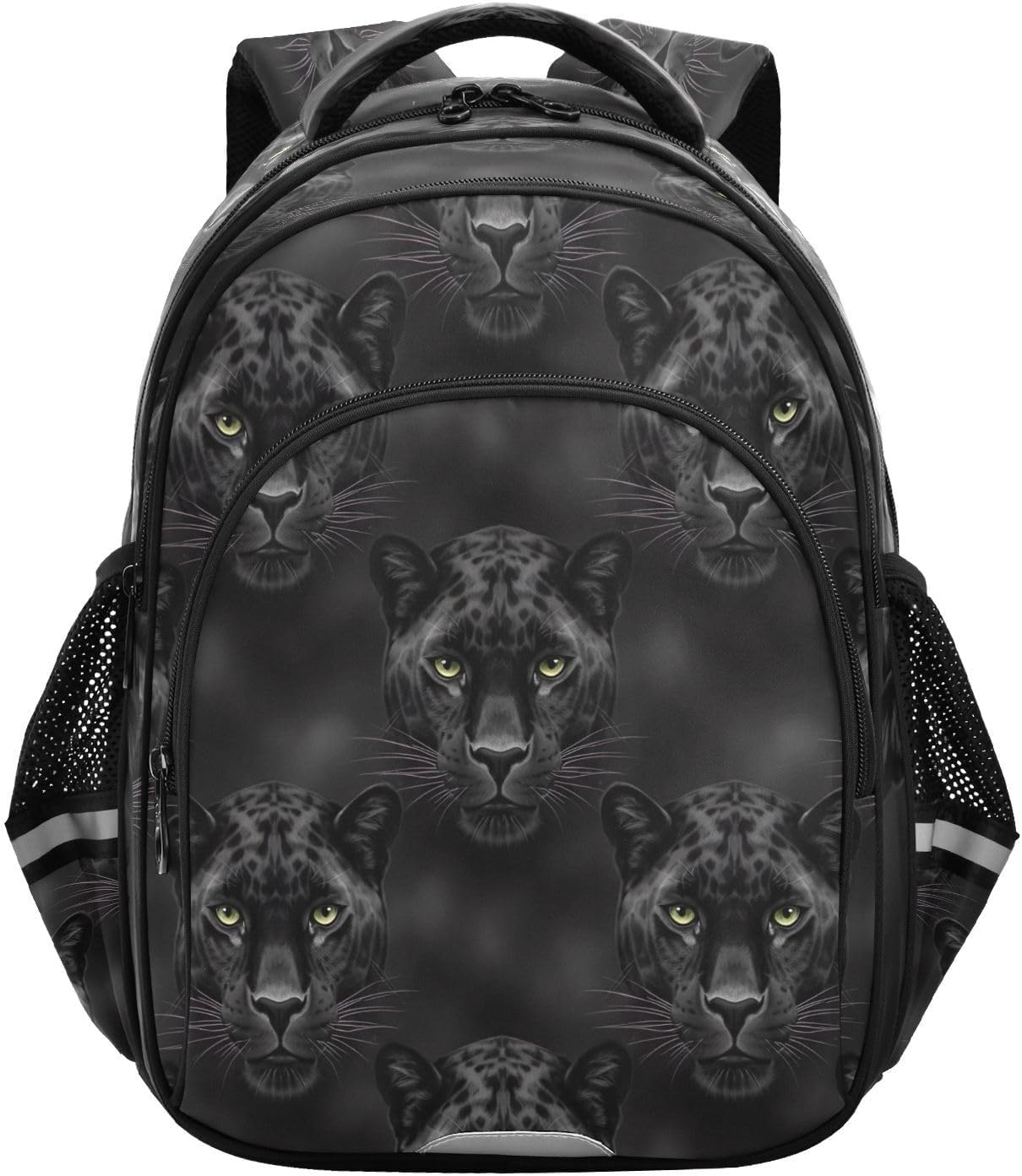 RPLIFE 15 Inch Kids School Backpack for Boys Girls, Backpack Boys Elementary School, Black Panthers image number 3