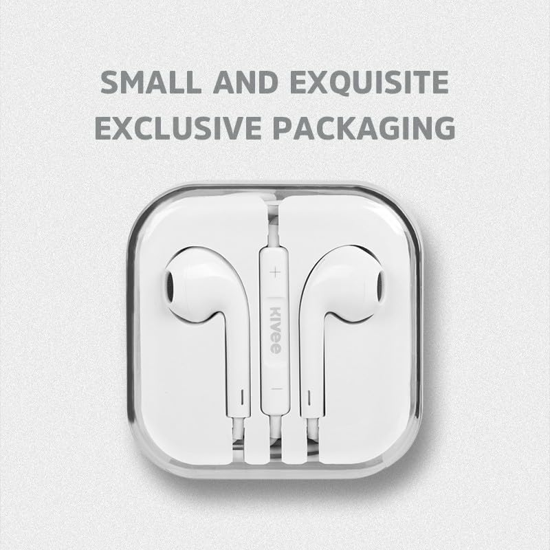 KIVEE MT12 Earphone 3.5Mm 1.2M White