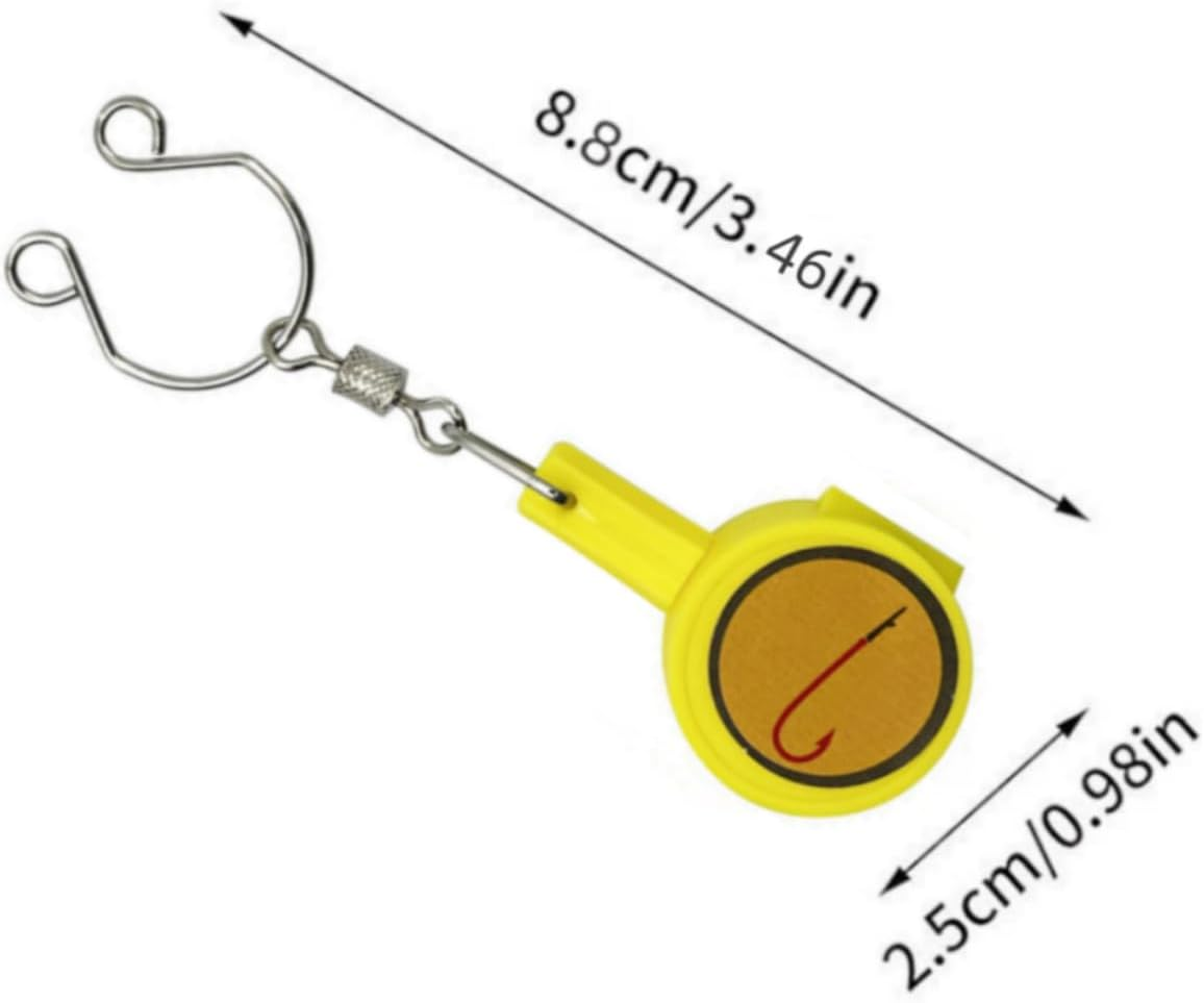 6Pcs Fishing Knot Tying Tool, Fishing Line Knots Tool 3 Colors, Easy Hooks Storing Device, Tie Fishing Knots Easily, Gadgets for Fishermen, Line Cutter, Fishing Accessories for Beginner Anglers image number 4