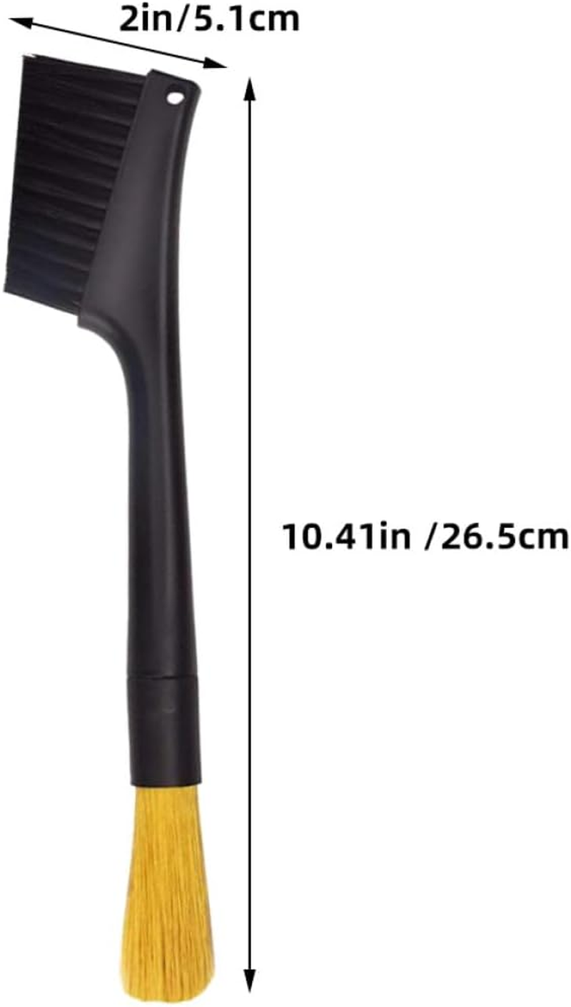 CHICAMPERA 3Pcs Espresso Machine Cleaning Brushes Coffee Grinder Brush with Portable Handle Multipurpose Cleaning Tool for Coffee Tea Powder Sugar Baking Ingredients image number 6