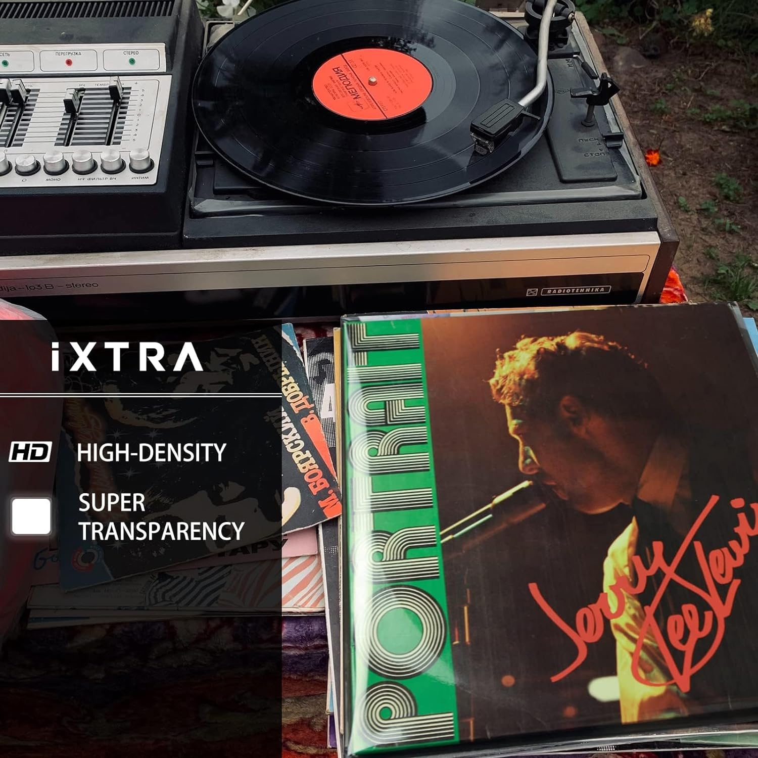 Ixtra Vinyl Record Outer Sleeves - LP Record Sleeves Album Covers. Clear Premium Vinyl Record and Acid-Free LP Sleeves for 12-Inch Single & Double LP Album Covers Records - 3Mil Thick (100 Pack) image number 1