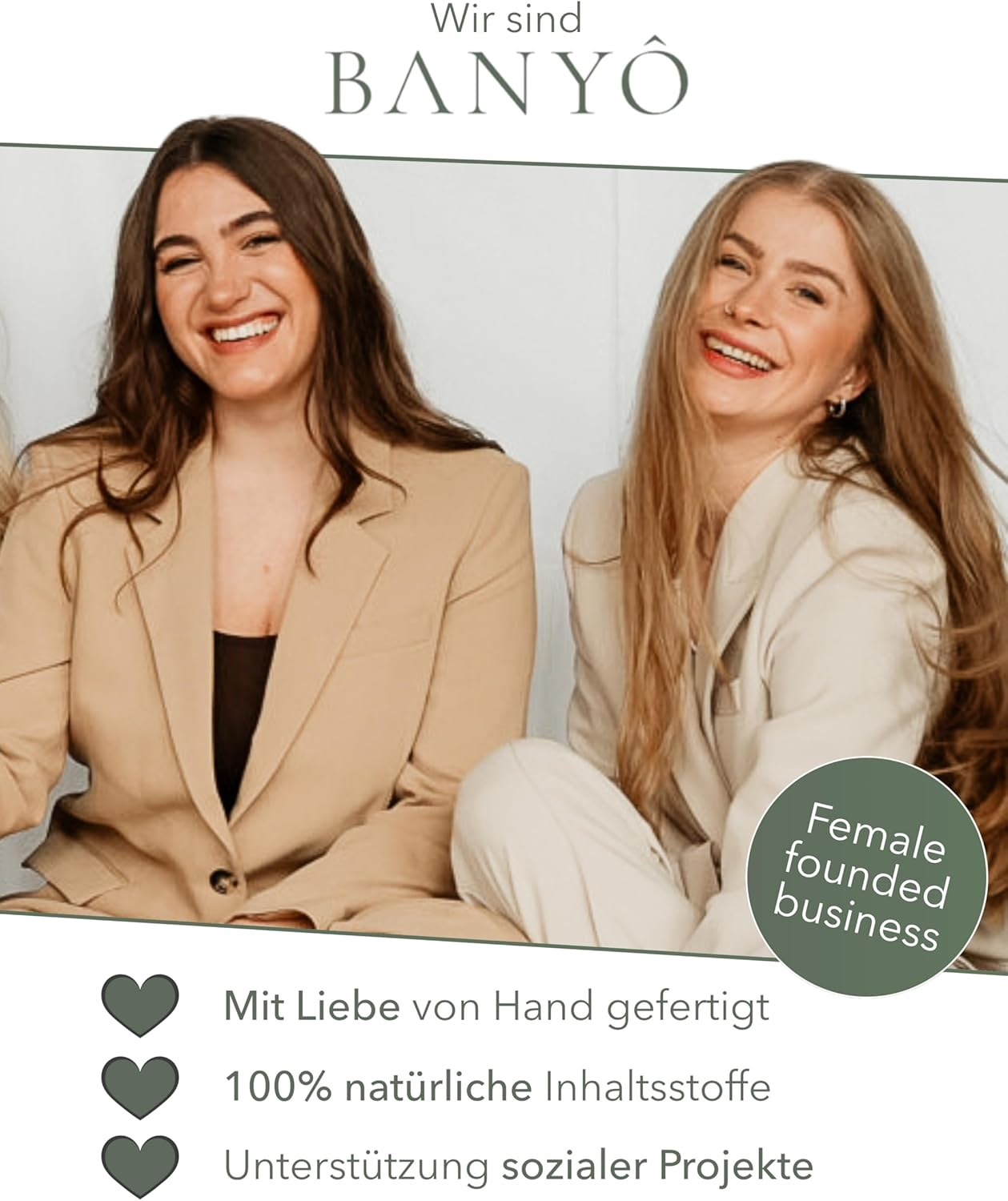 BANY&Ocirc; N05 Donkey Milk Soap Set of 3 I Handmade Natural Soaps with 100% Natural Ingredients I Regenerates, Soothes & Strengthens the Skin Barrier I Also for Hair I Ideal for Irritated Skin image number 2