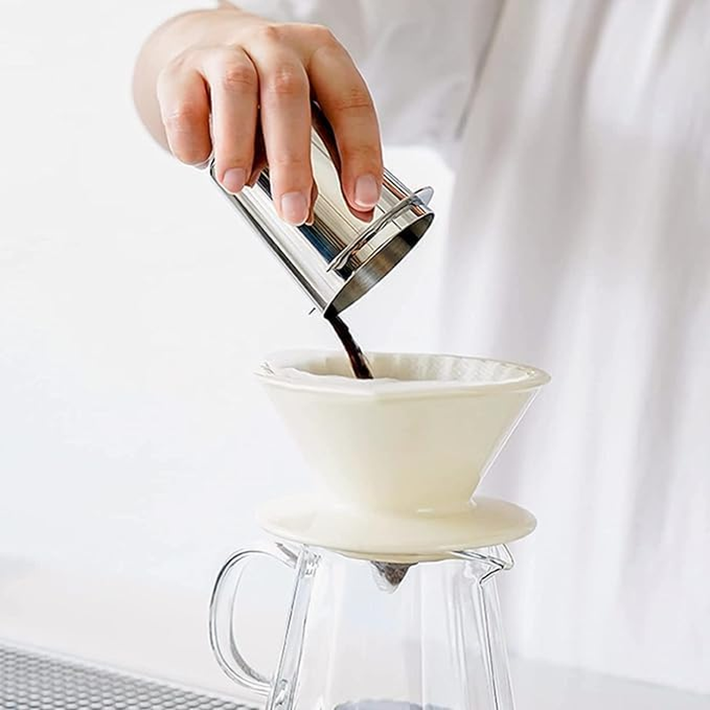 Coffee Dosing Cup, Coffee Machine Powder Cup, Stainless Steel Espresso Coffee Powder Feeder Part, Coffee Grinder Powder Cup Compatible with 51/54/58 MM Portafilter, Coffee Machine Accessory (51MM) image number 4