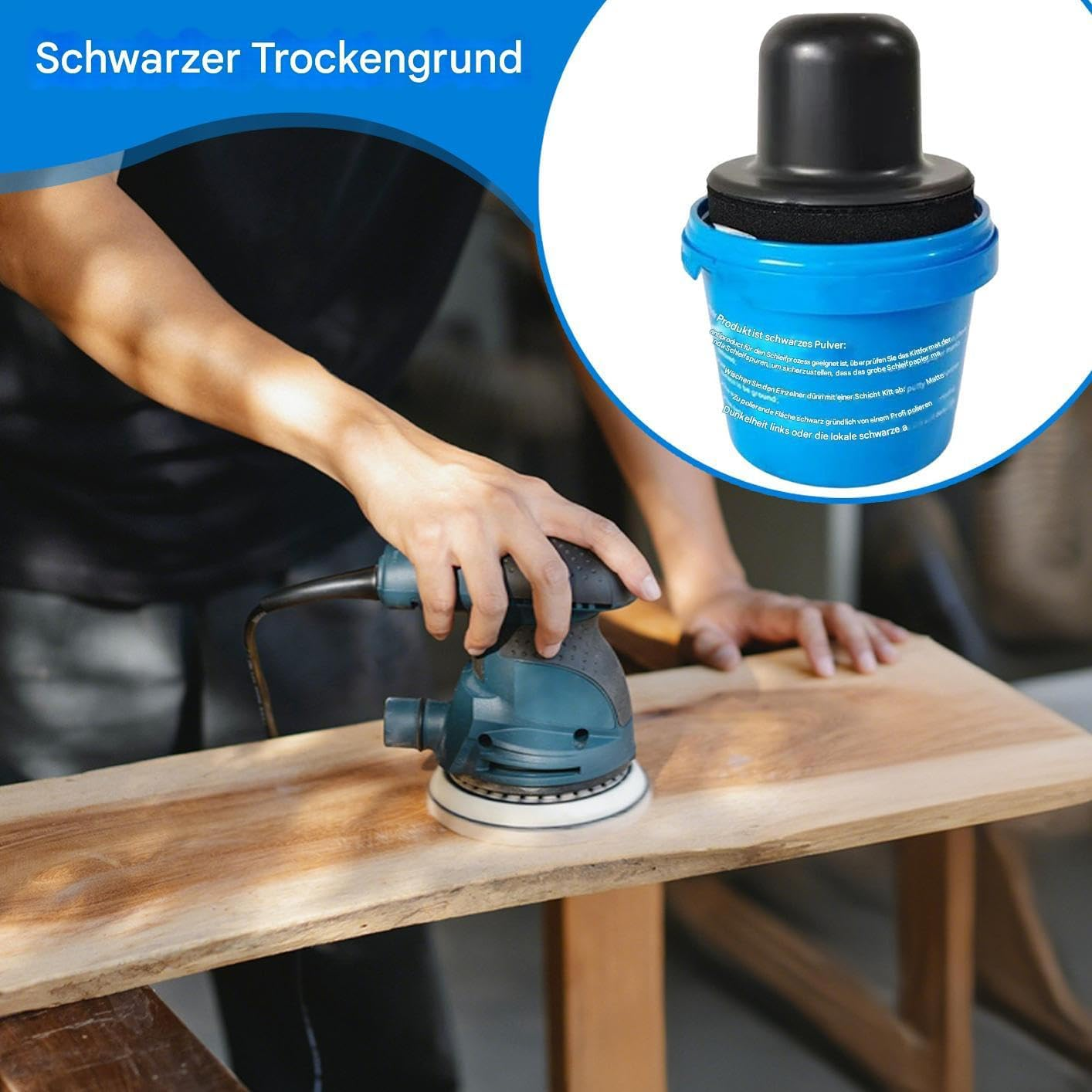 Guide Coat Powder, Guide Coat Automotive, Abrasive Guide Coat Black Dry Primer Filler for Car Body Repair Refinishing Vehicle Maintenance Scratch Removal