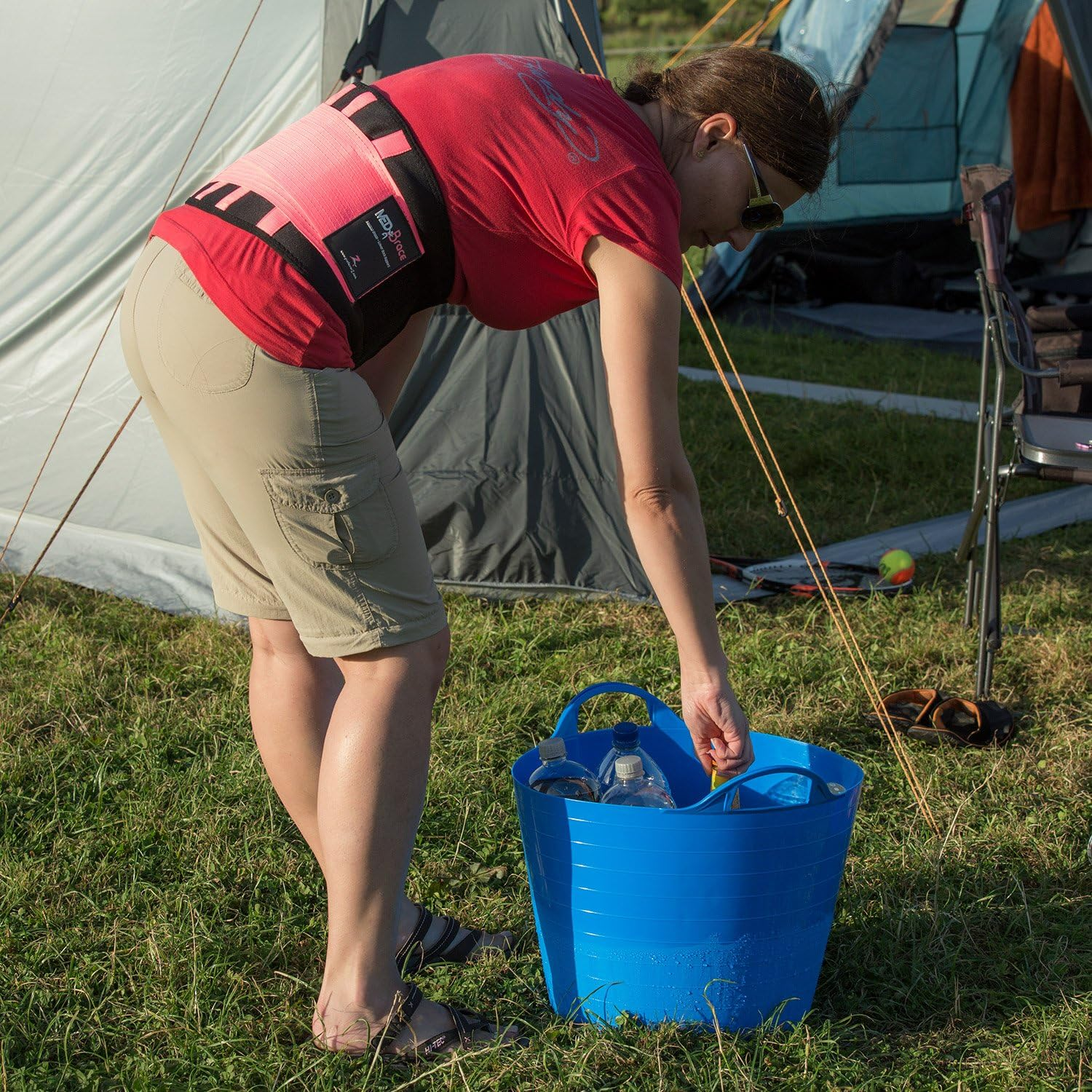 Back Support Brace, Lower Lumbar Belt Medibrace (Medical Grade) Pain & Discomfort Relief from Sciatica, Backache, Slipped Disc, Hernia, Spinal Stenosis, Spine Injury Prevention | Posture Corset image number 4