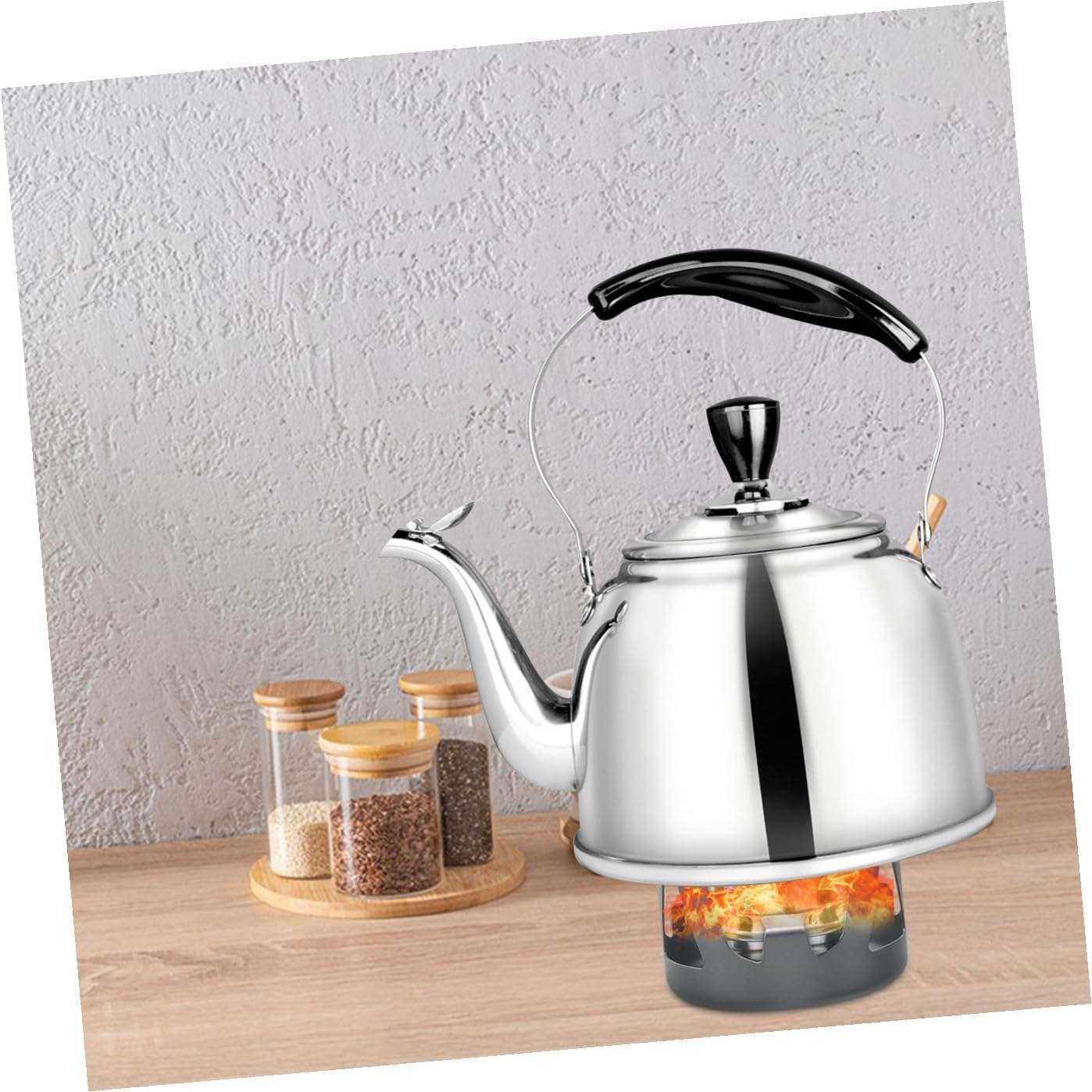 Camping Portable Stove Stand Alcohol Stove Rack Lightweight Aluminium Alloy Burner Shelf for Outdoor Cooking Easy Install Store image number 4