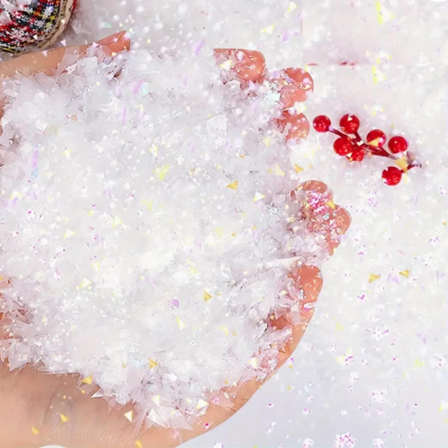 Christmas Lanterns Night Lamps with Artificial Snow, 6 Pieces, Home Decoration, Ideal Gifts, Halloween Outdoor Lights/129 image number 4