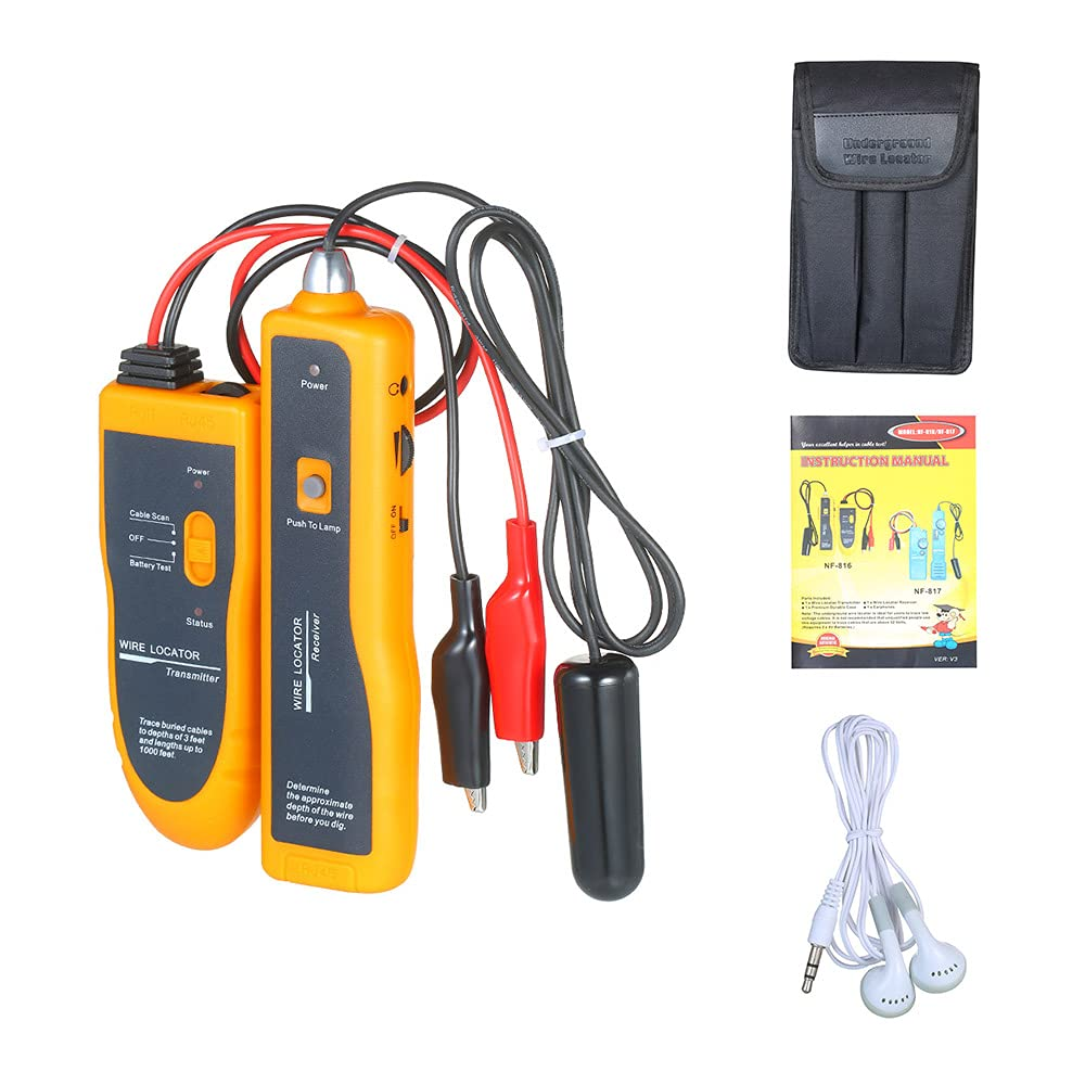 Underground Wire Locator NF-816 Underground Cable Detection Instrument Concealed Wg Line Finder GTRH image number 2