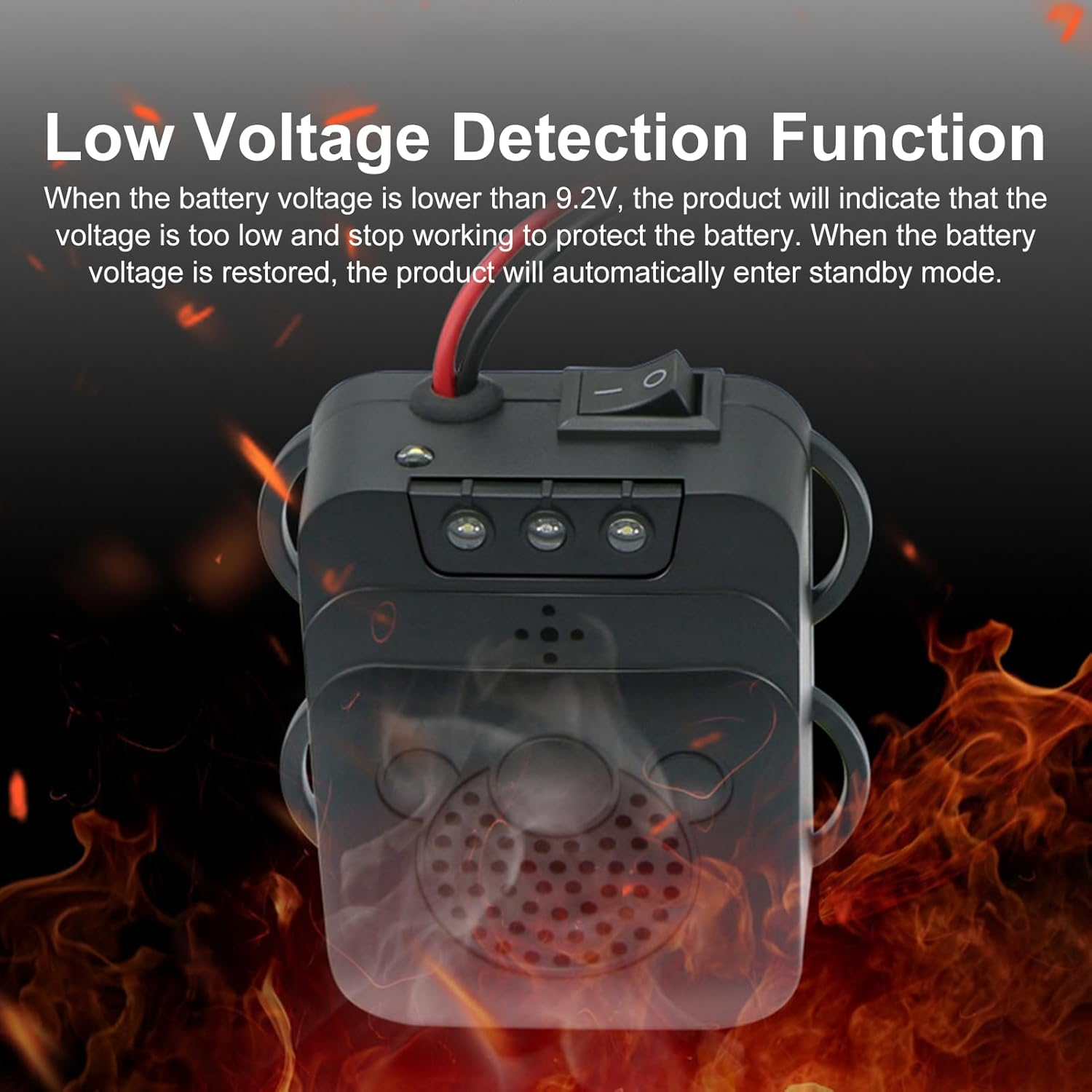 Rodent Repellent, Car Mouse Repeller, Electronic Car Mouse Repeller, Over-Voltage Protection High Temperature Resistant Flame Retardant Pest Repeller Mice Repellent Easy Black image number 4