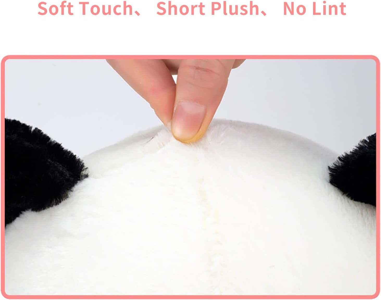 DAWNTREES Panda Plush Toy,Plush Stuffed Animals with Panda Baby Soft Toy,Plush Toy,40Cm Cute Soft Plush Toy Pillow Doll,Kids Baby Birthday Party Home D&eacute;cor Gift,Party Favours． image number 5